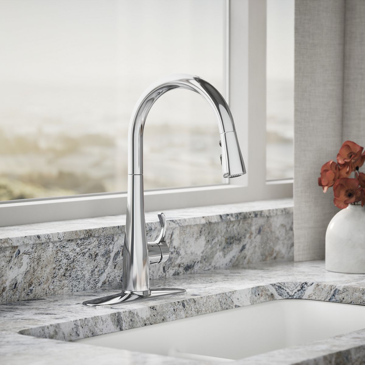 KOHLER K-22036-CP Kitchen-Faucets - View #2