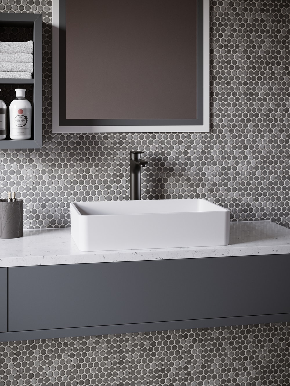 Karran QM176WH422MB Bath-Sink - View #2