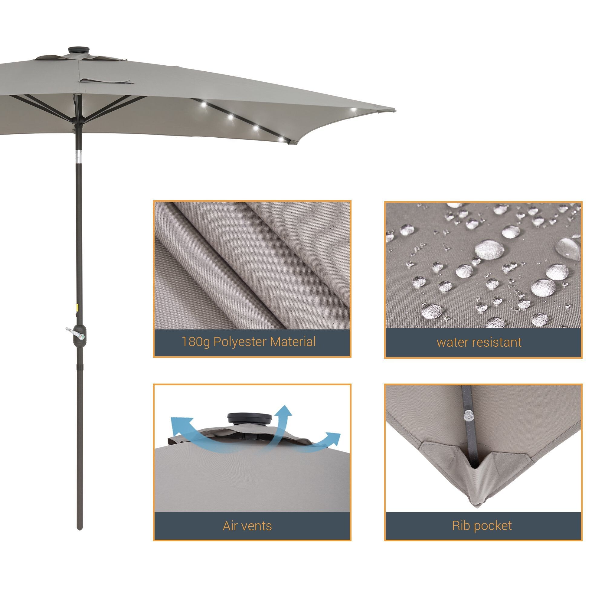 Sonkuki SD-127G-LED Umbrellas-2 - View #4