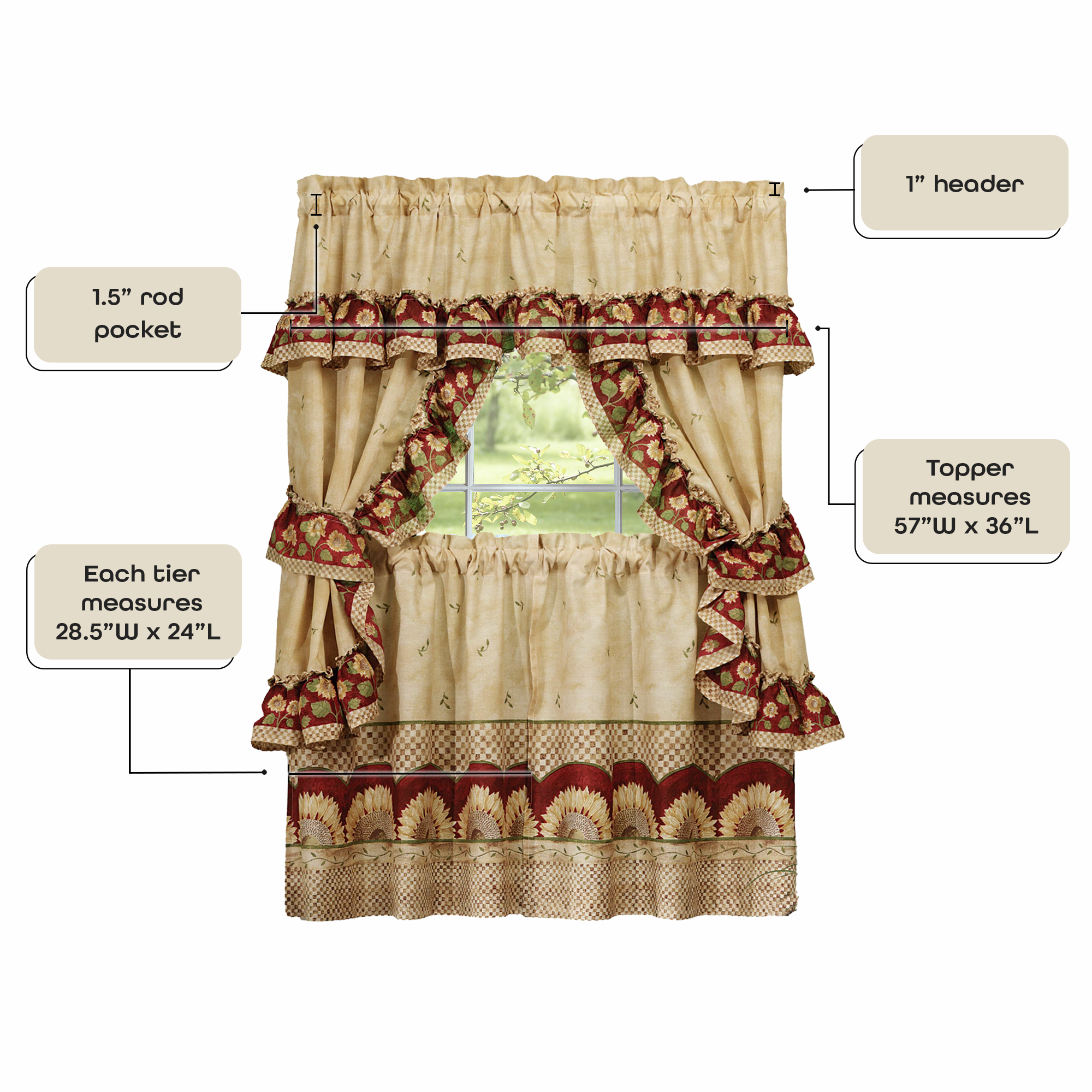 Achim SFCS24AN12 valances - View #5