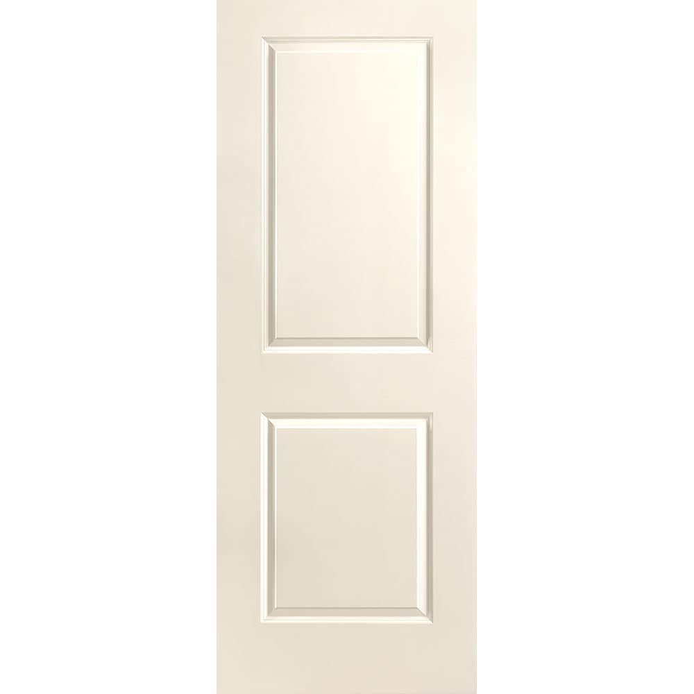 Masonite 1315980 Traditional 30-in x 80-in Moonglow 2-panel square Smooth Solid core Prefinished Molded composite Slab Door