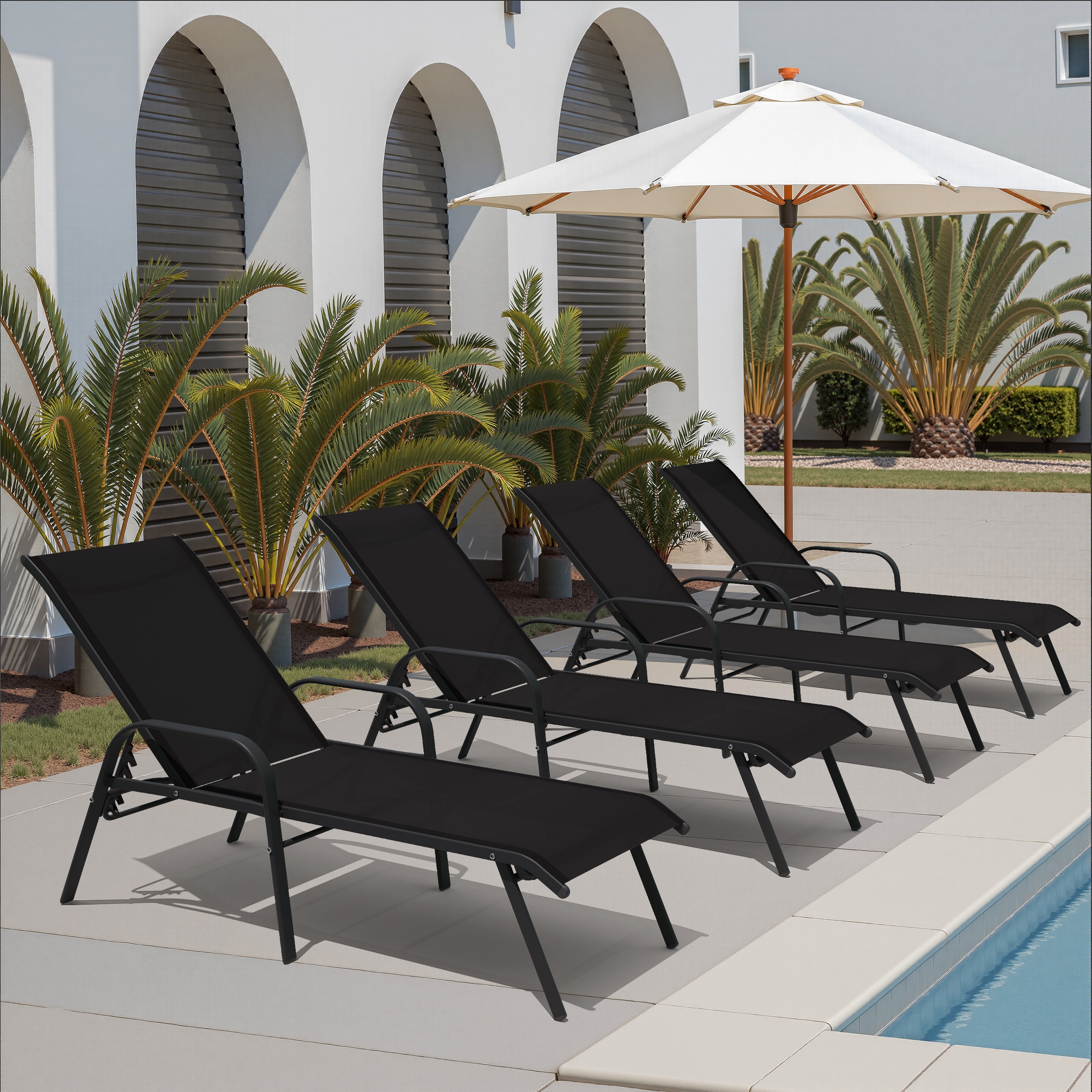 Pellebant ST25-LG012BLK Patio-Chairs - View #2