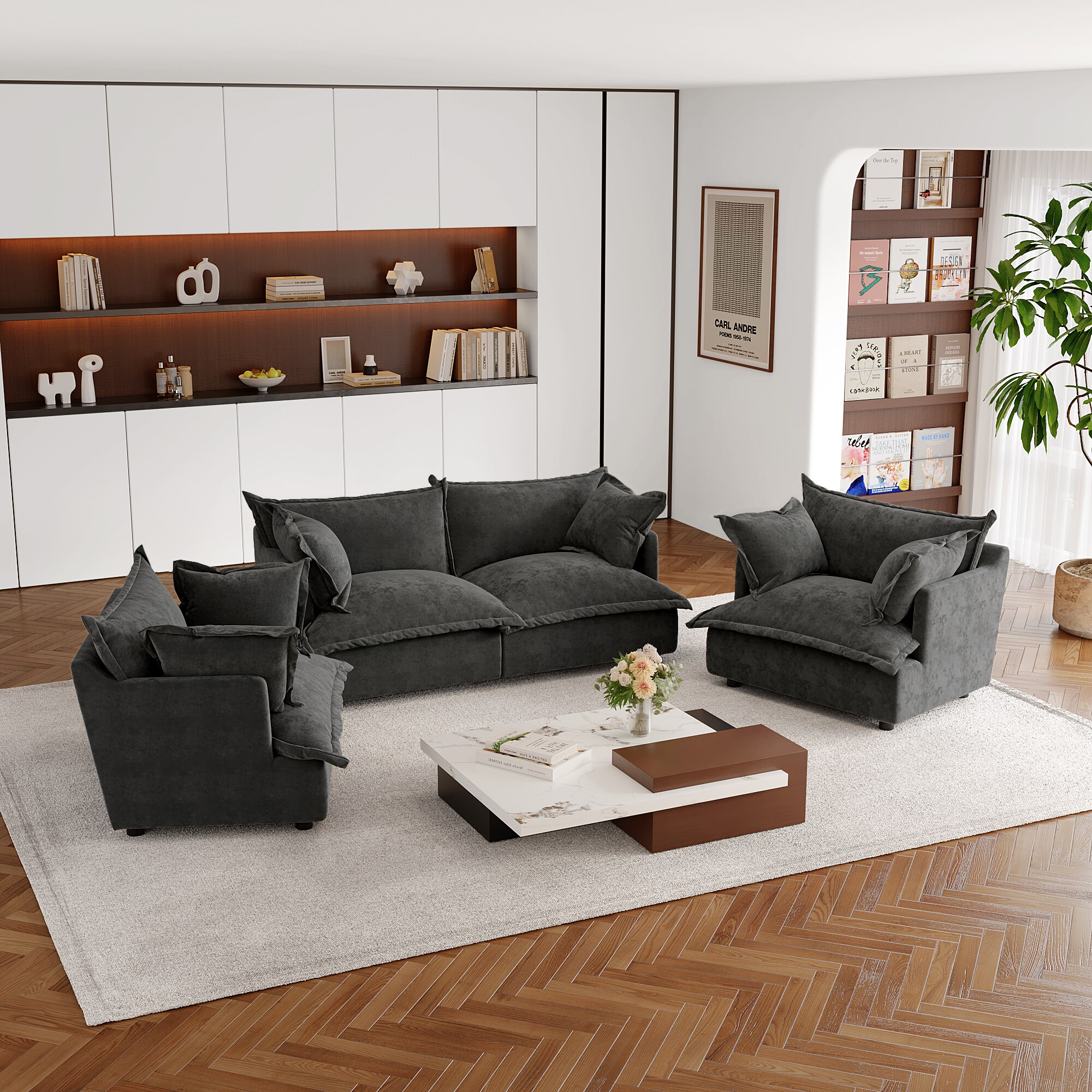Dreamsidea CS11-DGRA-LR-2SC Sofas-Loveseats - View #5