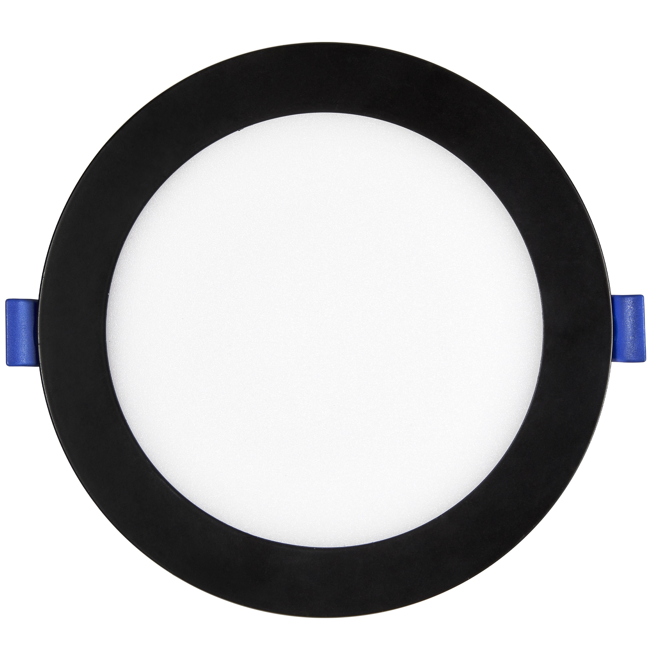 Black 6-Inch Ultra-Thin Aluminum LED Recessed Downlight