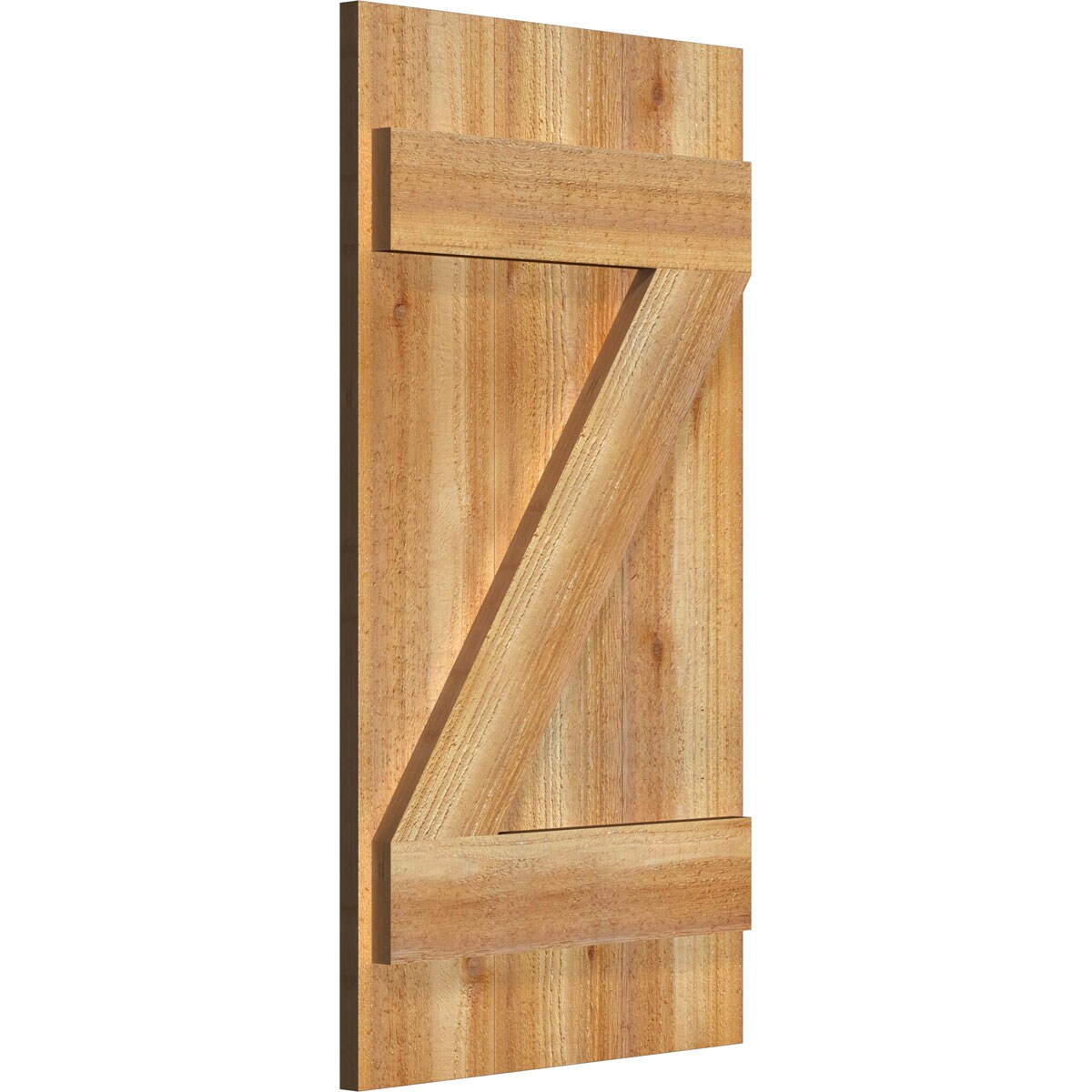 Ekena Millwork RBJ06Z16X030RWR Exterior-Shutters - View #2