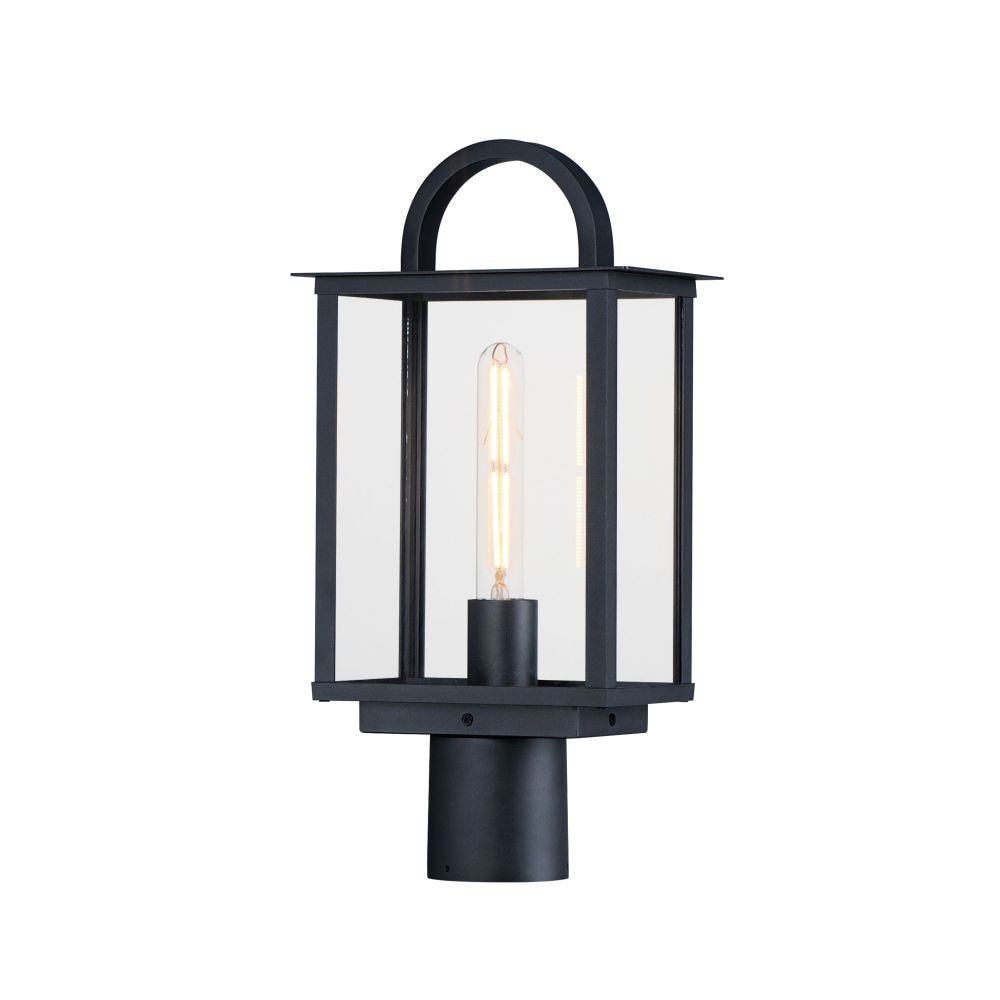Maxim Lighting Manchester 1 Light Outdoor Deck Lantern by Maxim - 30759CLBK