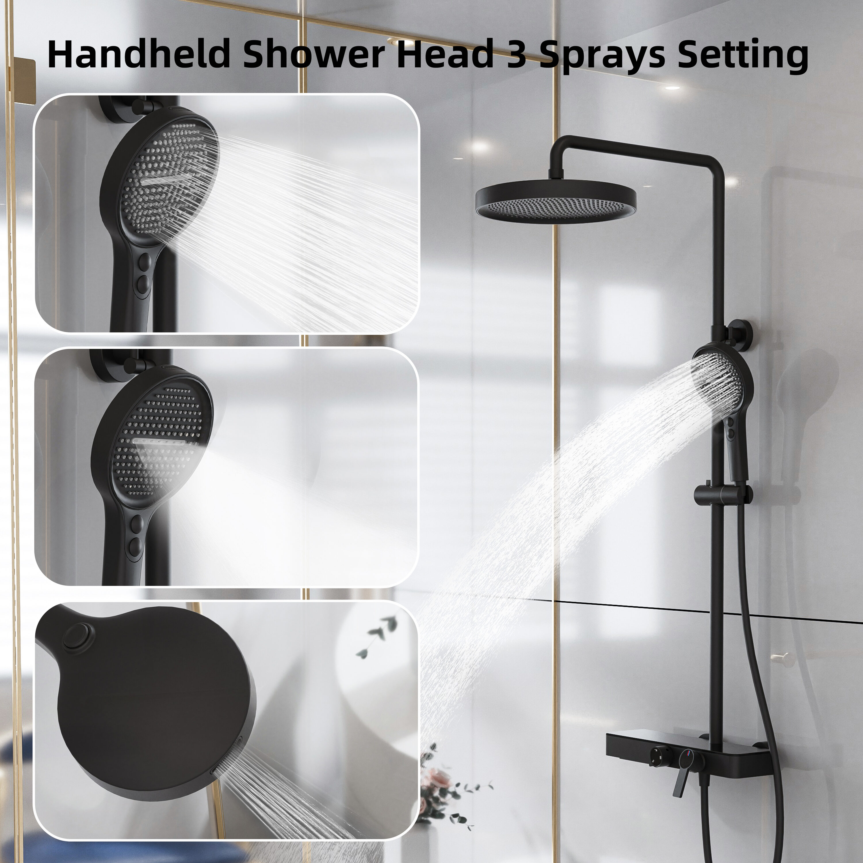 MODLAND MDL1SS32MB6 Showerhead-Bar-Panels - View #13