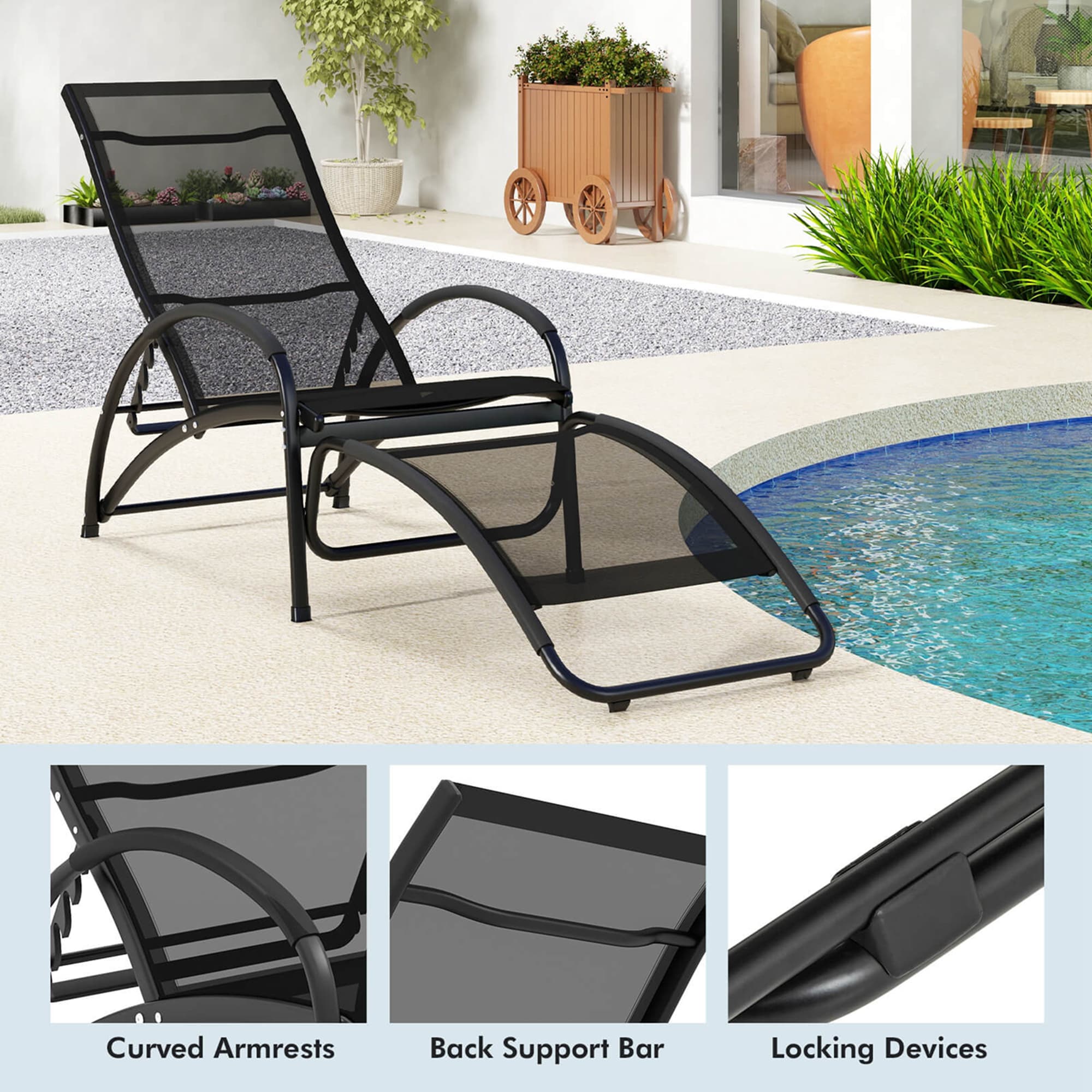 Costway HCST02204 Patio-Chairs - View #7
