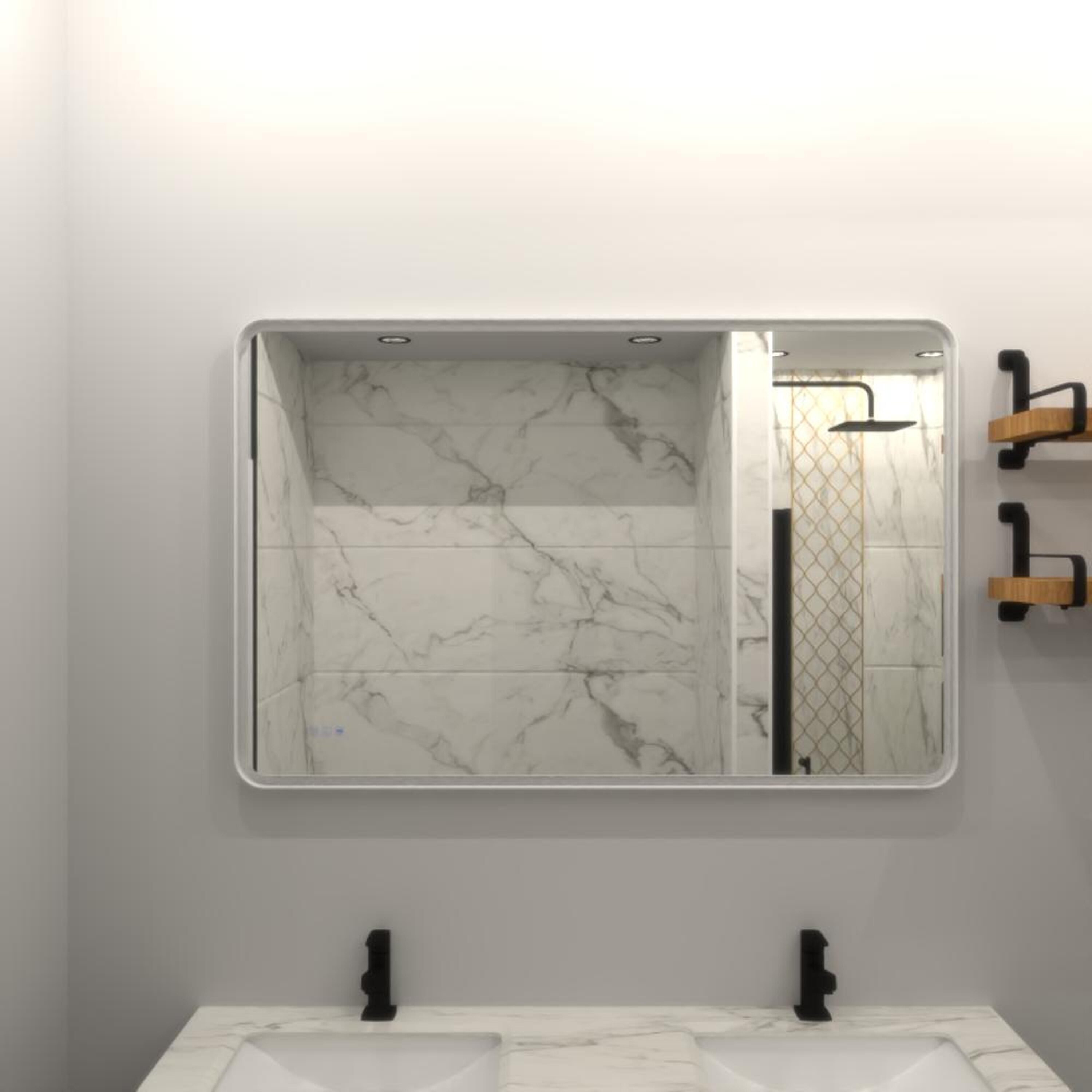 Bayfeve BF-195775-MIR Framed-Bath-Mirrors - View #14