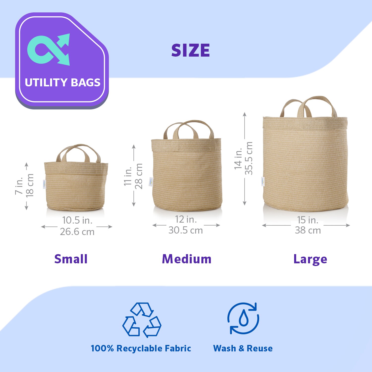 Coolaroo Heavy Duty Extra-Large Tote Bag for Beach, Pool, Picnic