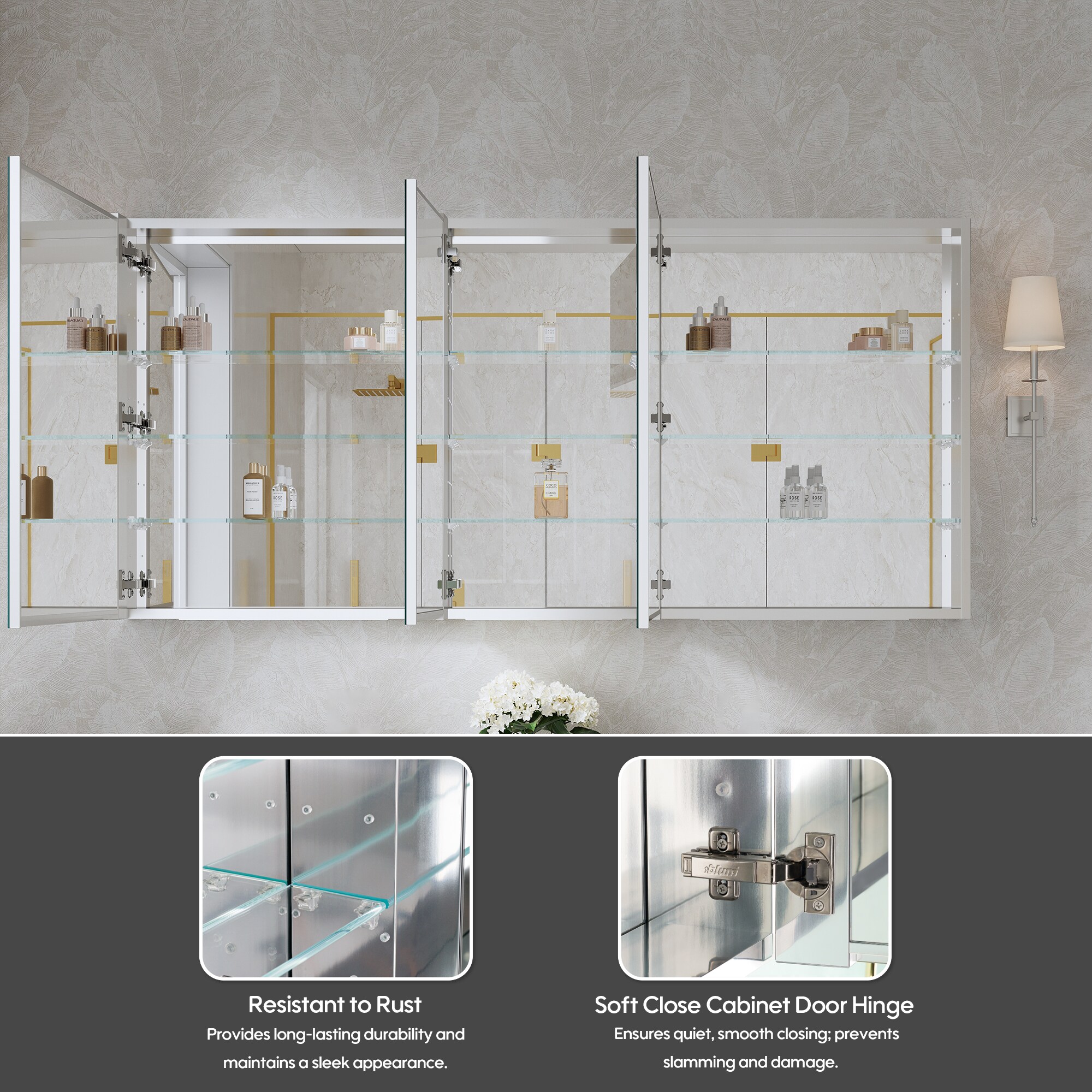 WELLFOR W11MRL7236 Bathroom-Medicine-Cabinets - View #5