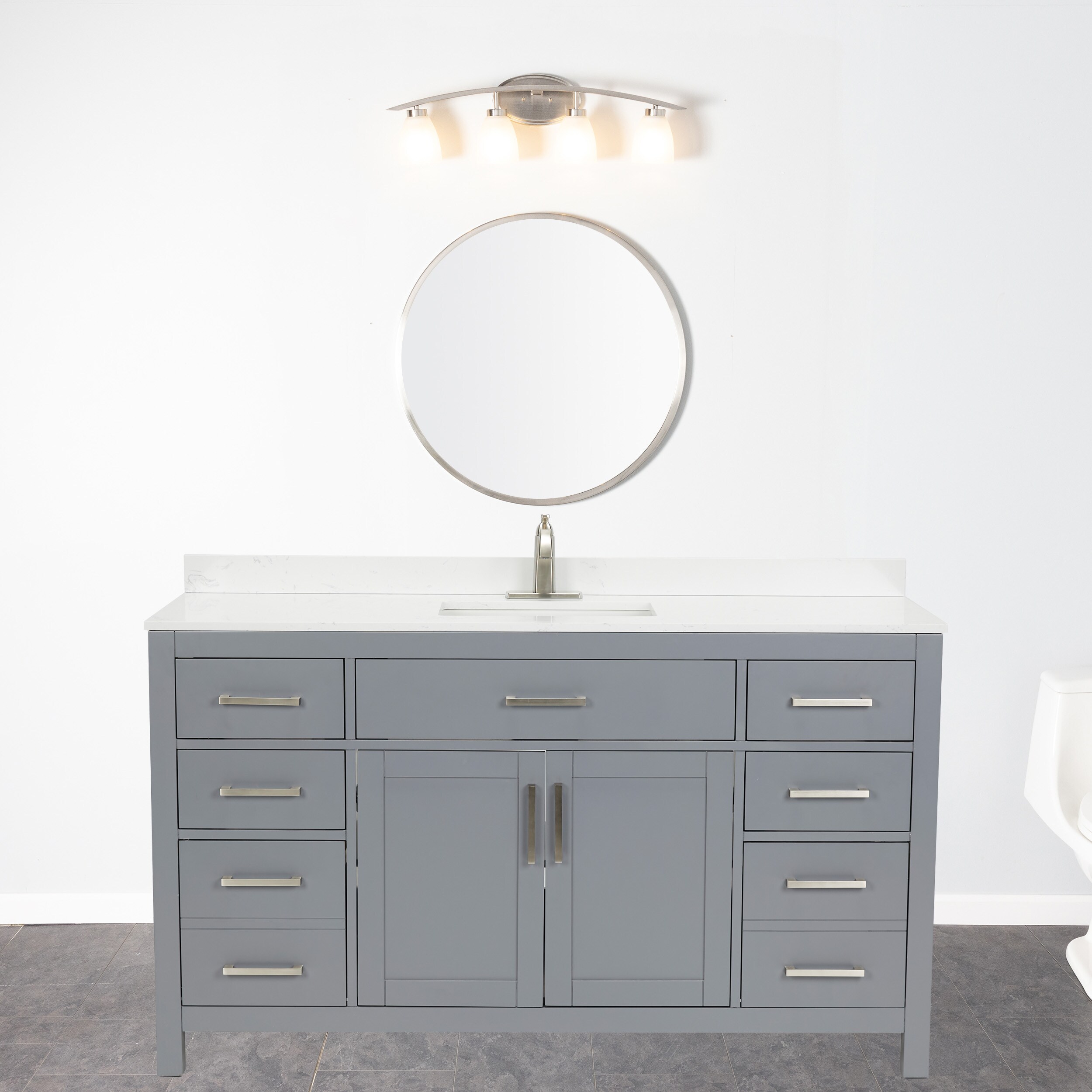 Wyndham Collection WCG242460SKGCCUNSMXX Bath-Vanity-Combo - View #8