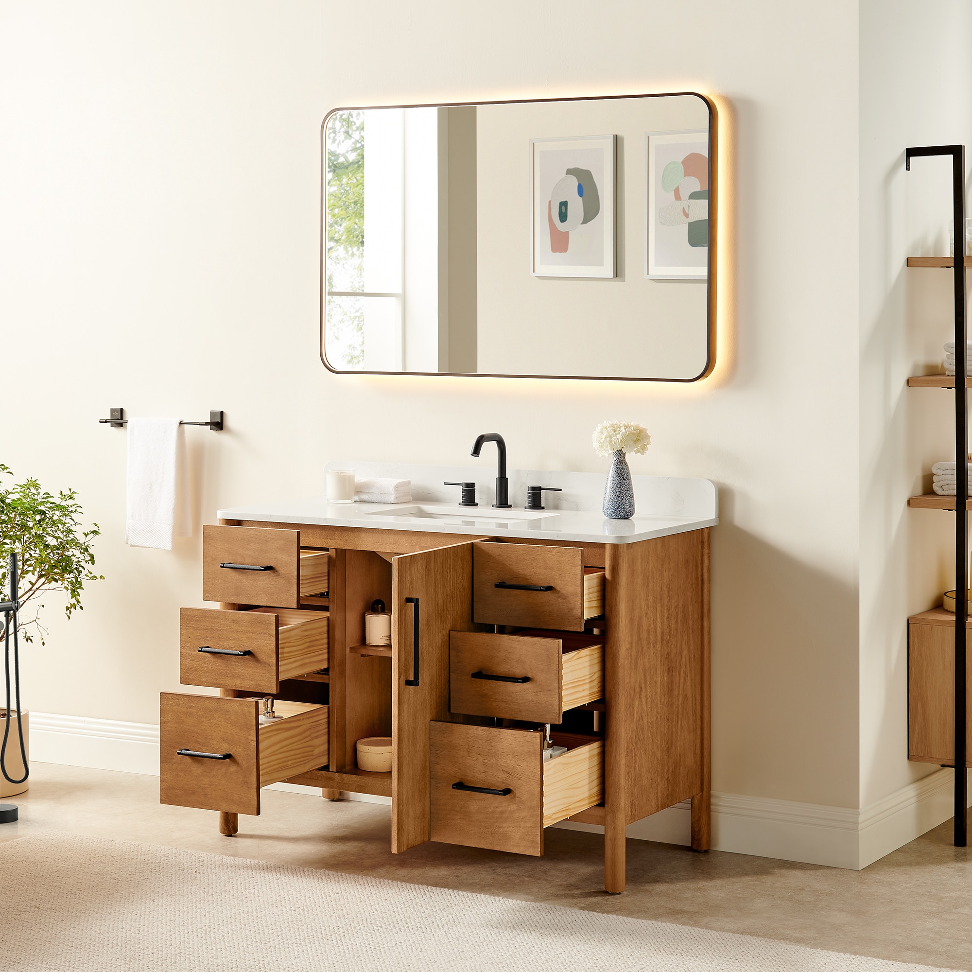 Altair 578048-MB-GW Bath-Vanity-Combo - View #4