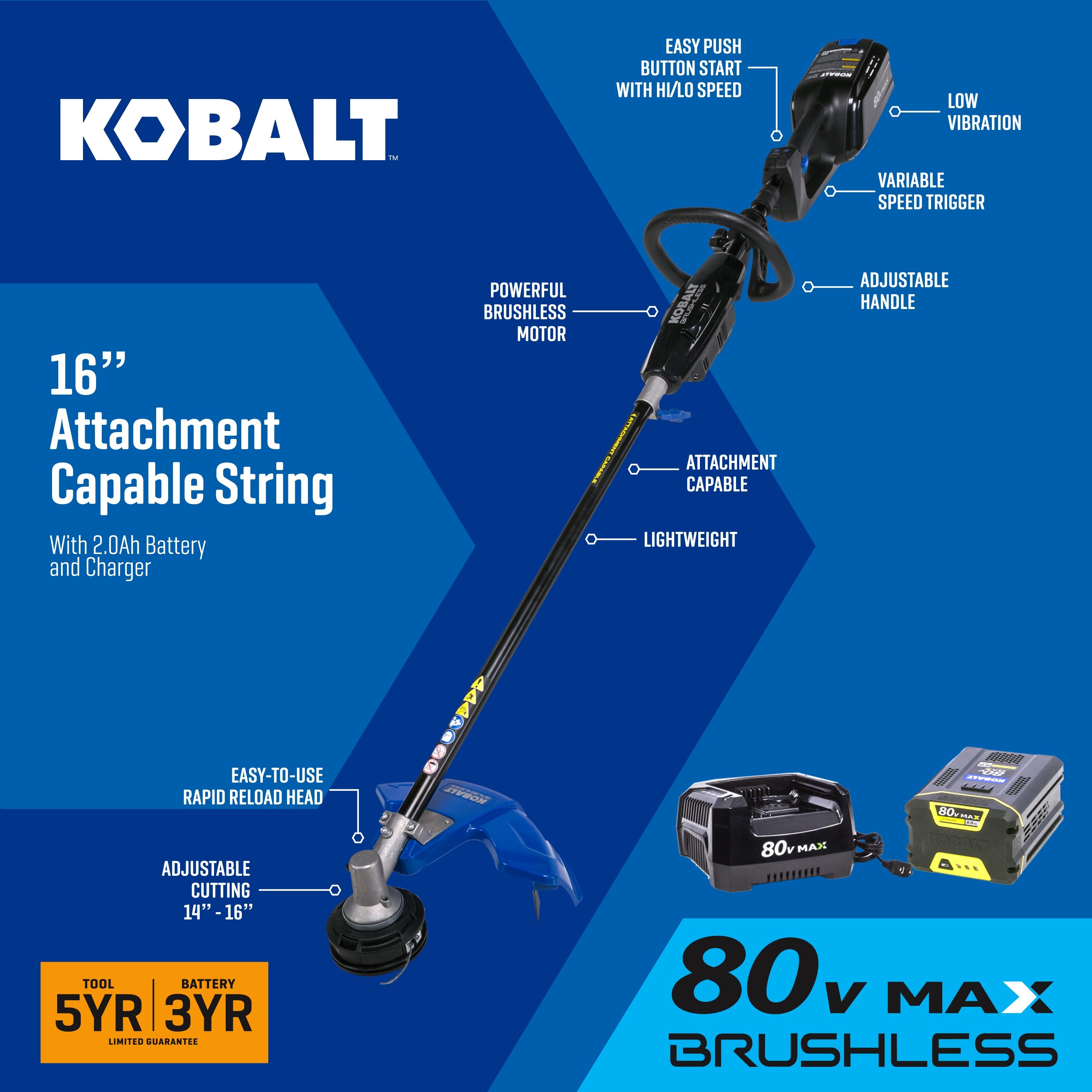 Kobalt KST 140XB-06 Cordless-String-Trimmers - View #8