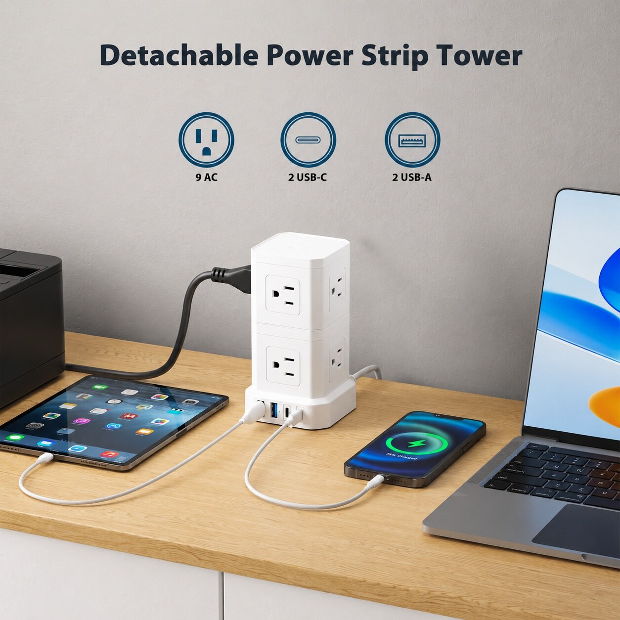 Phewnyzo LPW0725W058 Electrical-Power-Strips - View #2