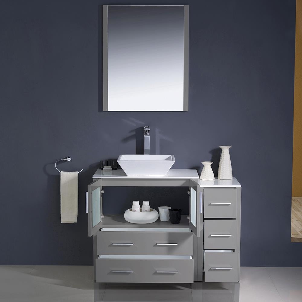 Fresca FVN62-3012GR-VSL Bath-Vanity-Combo - View #4