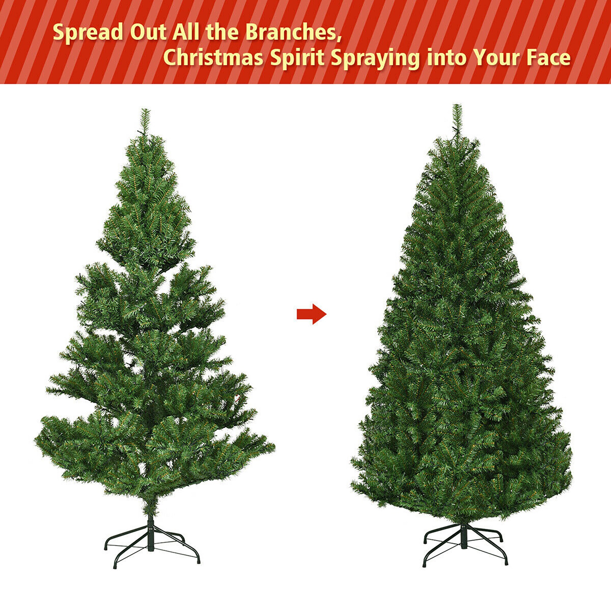 Forclover ALHY-679CM Artificial-Christmas-Trees - View #3