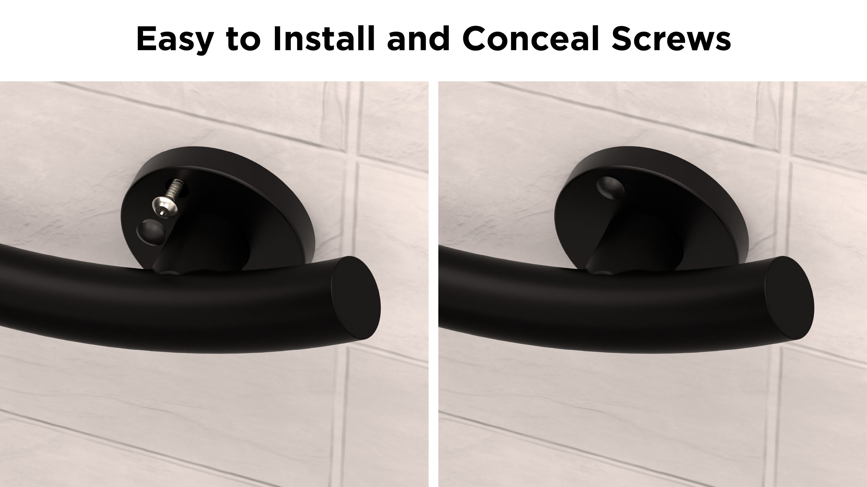 HealthCraft WGB-18-LR-BLK Grab-Bars - View #7