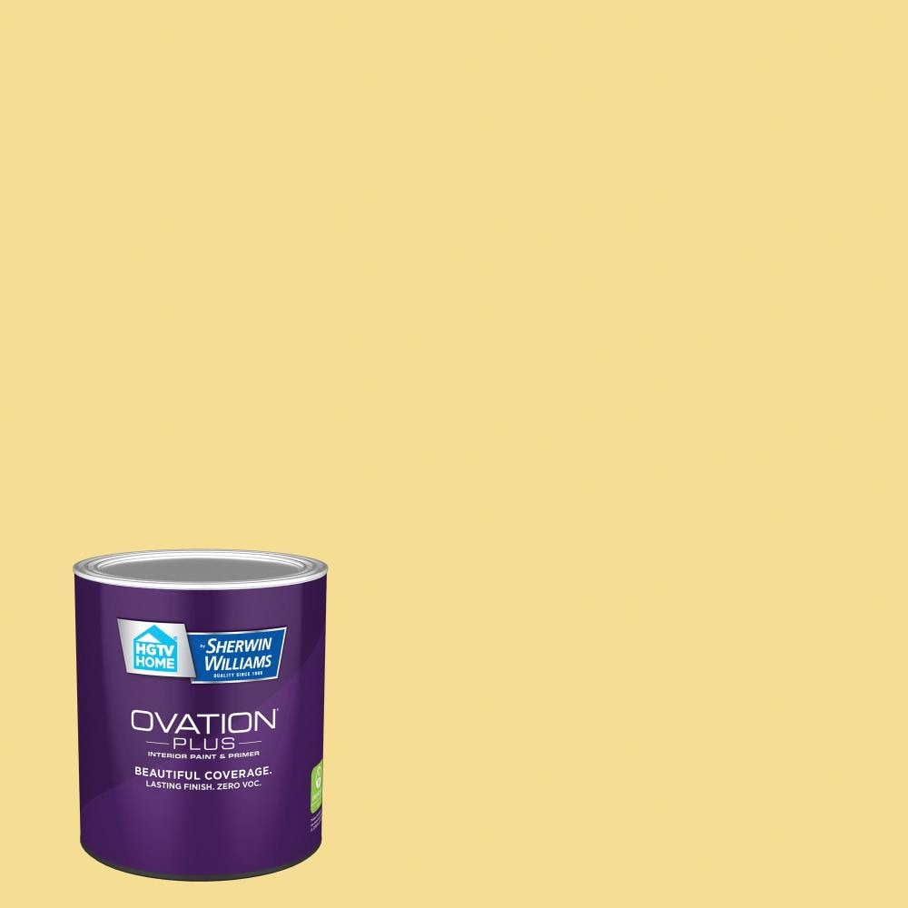 HGTV HOME by Sherwin-Williams HGSW1175-2557201 Ovation Plus Flat Outrigger HGSW1175 Latex Interior Paint Paint + Primer ( 1-quart )