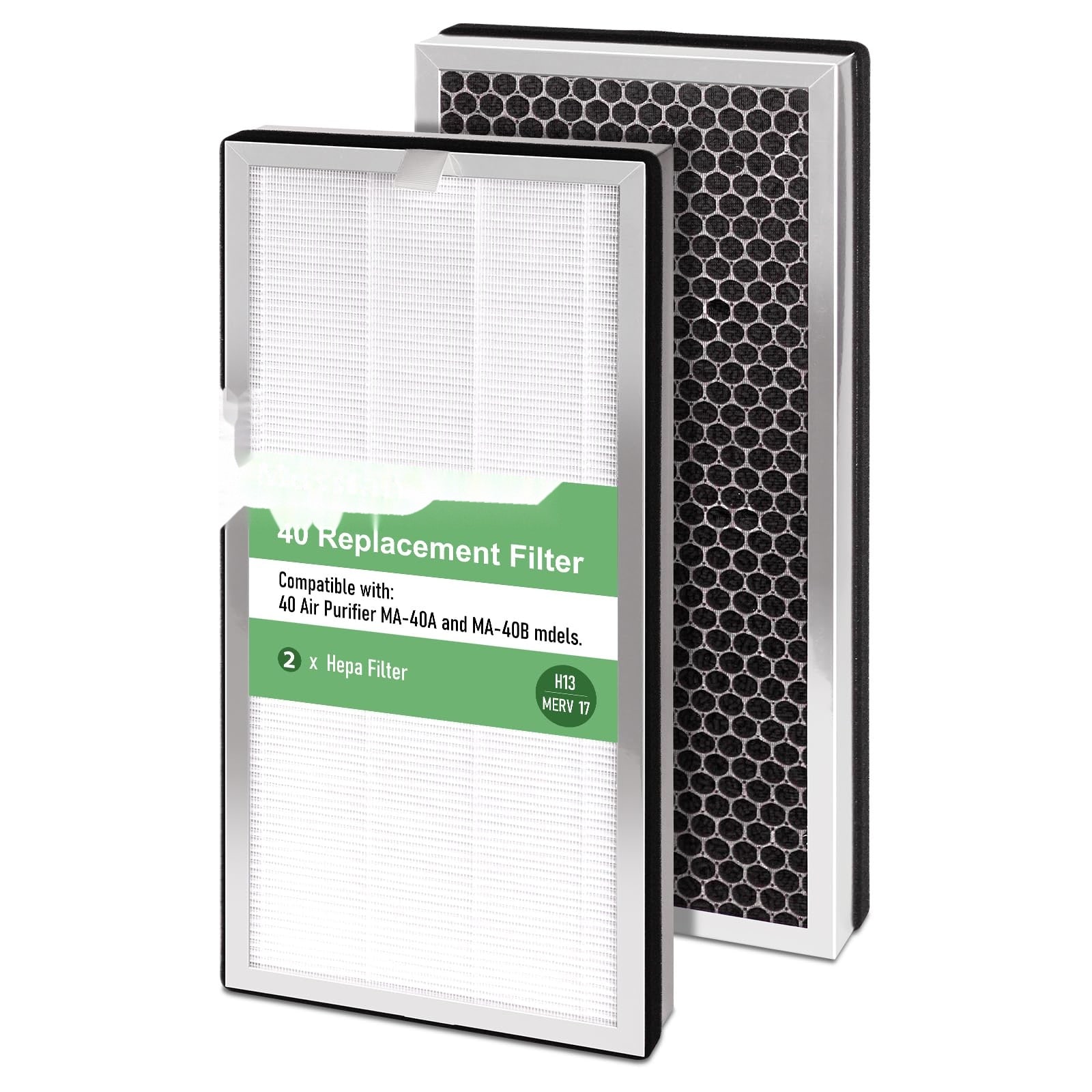 AKSCYZM  MA40 compatible filter pack H13 Grade High Efficiency Three Stage Filtration System Compatible with MA40W MA40B and MA40 Series Air