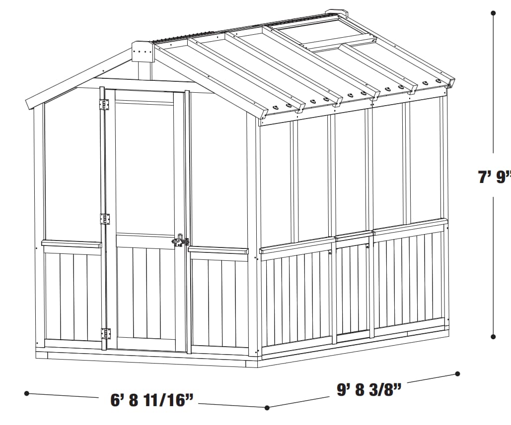 Yardistry YM11950 greenhouses - View #12