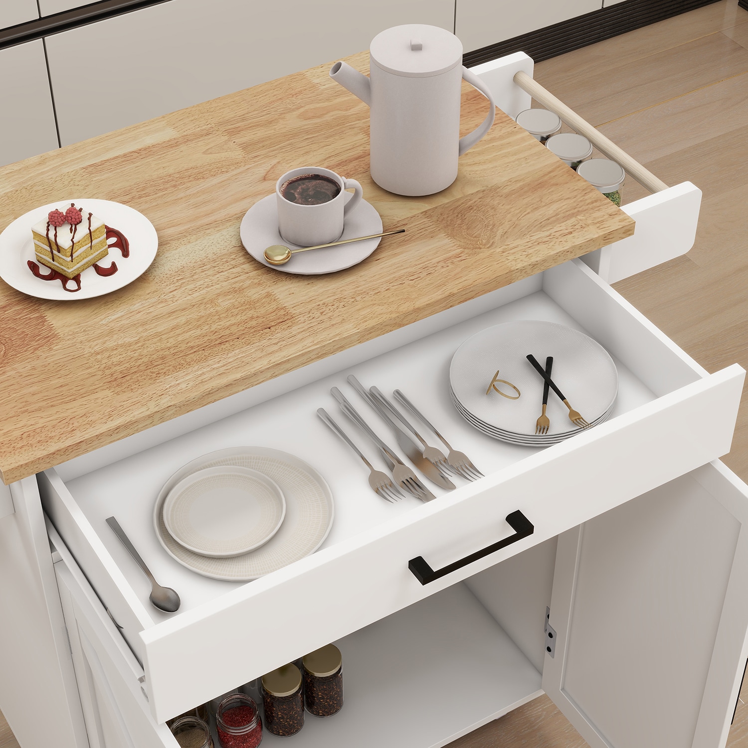 SINOFURN SYA860004WT Kitchen-Furniture - View #8