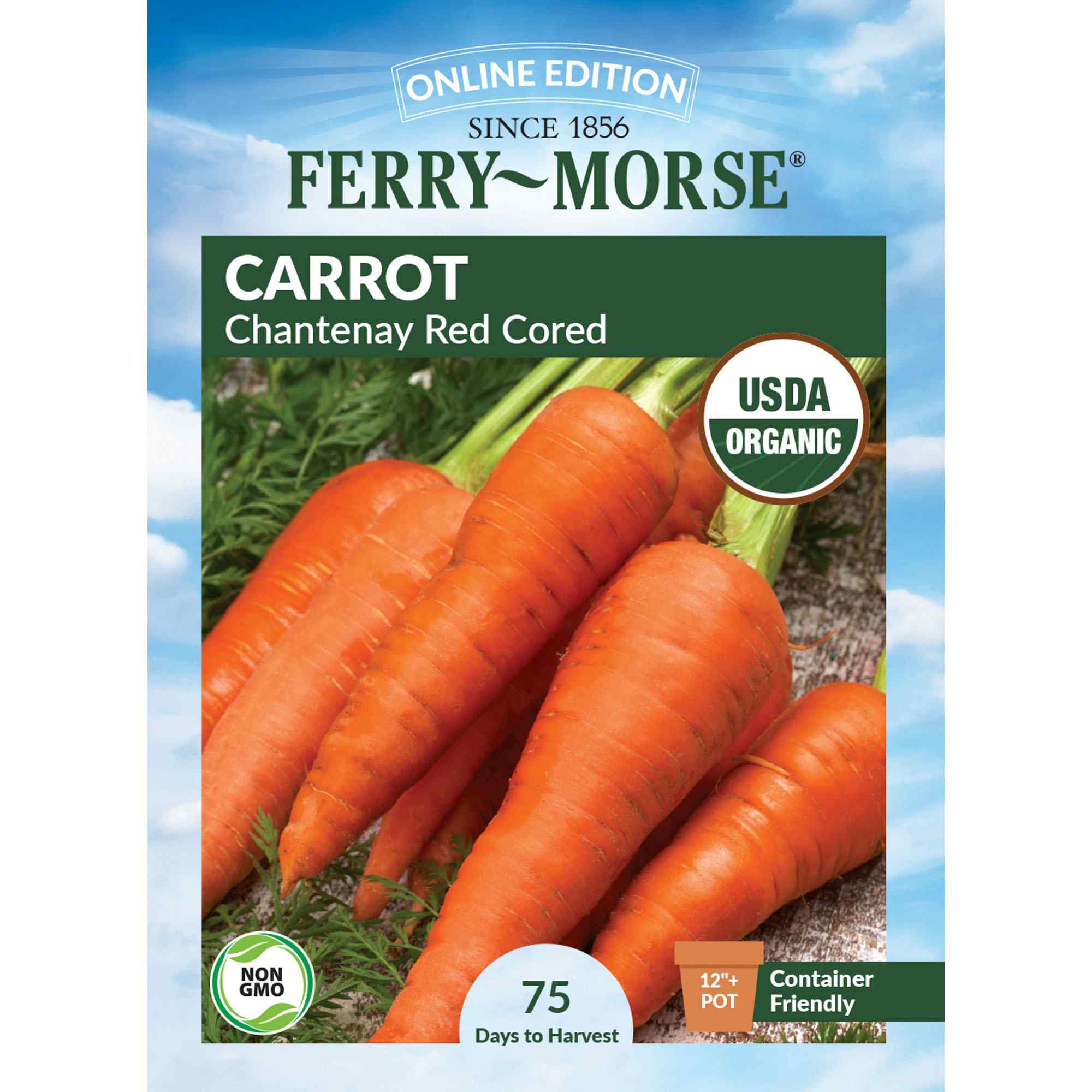 Ferry-Morse LC25.1315 Organic Carrot Seeds 1.3 Gram(s)
