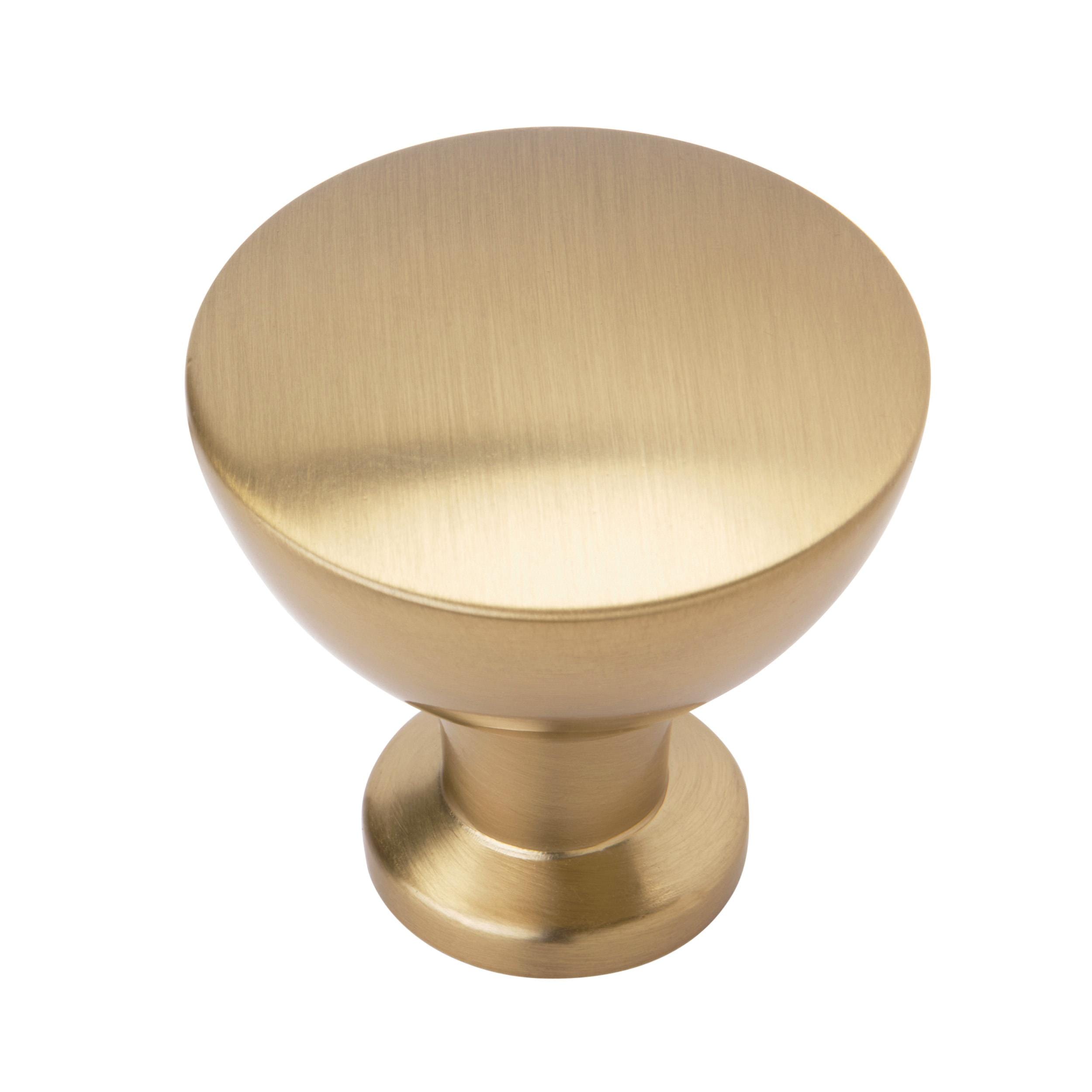 Amerock 10VMP37330CZ Grail 1-5/16-in Champagne Bronze Round Contemporary Cabinet Knob 10 -Pack