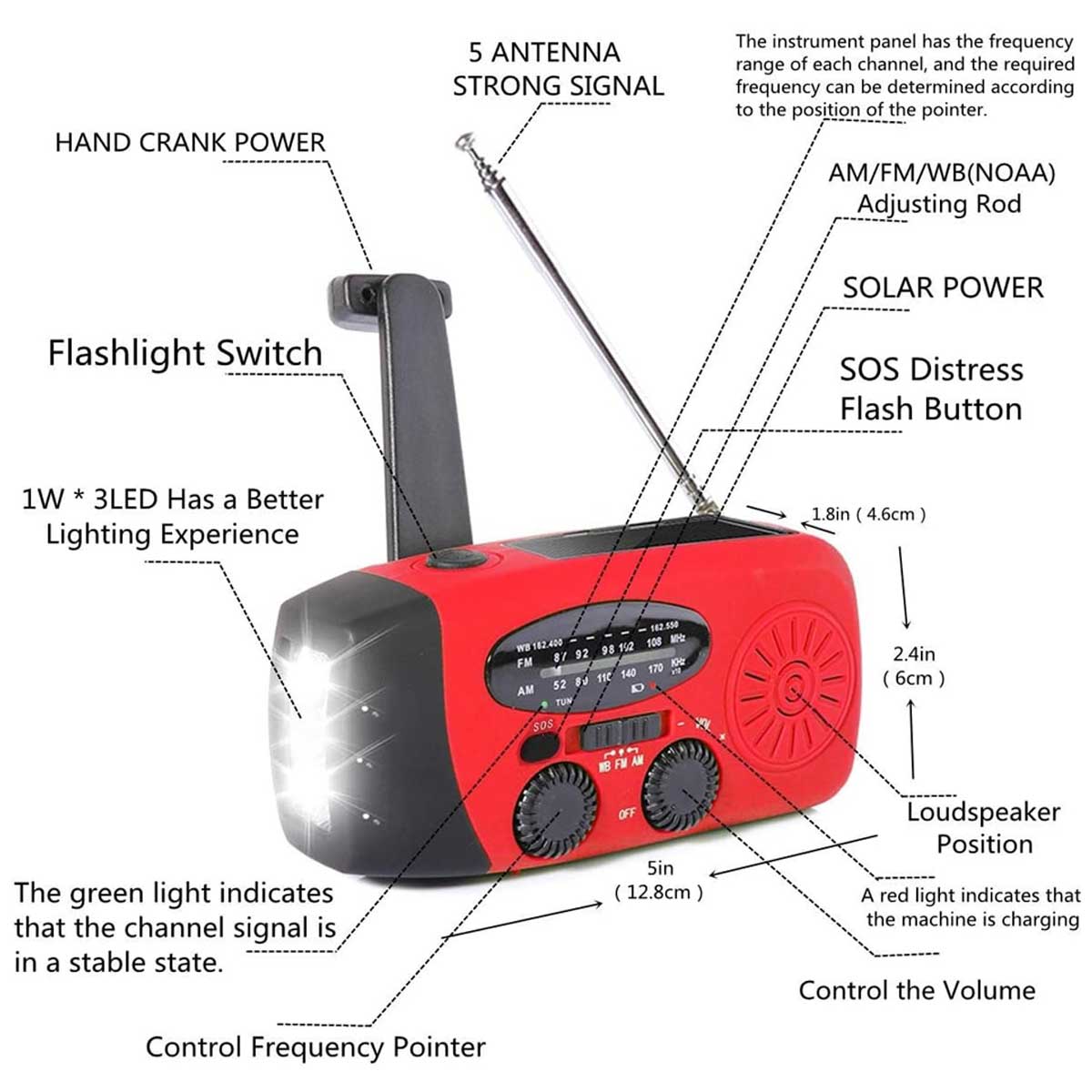 Aoibox LAWR0917033 Weather-Radio - View #3