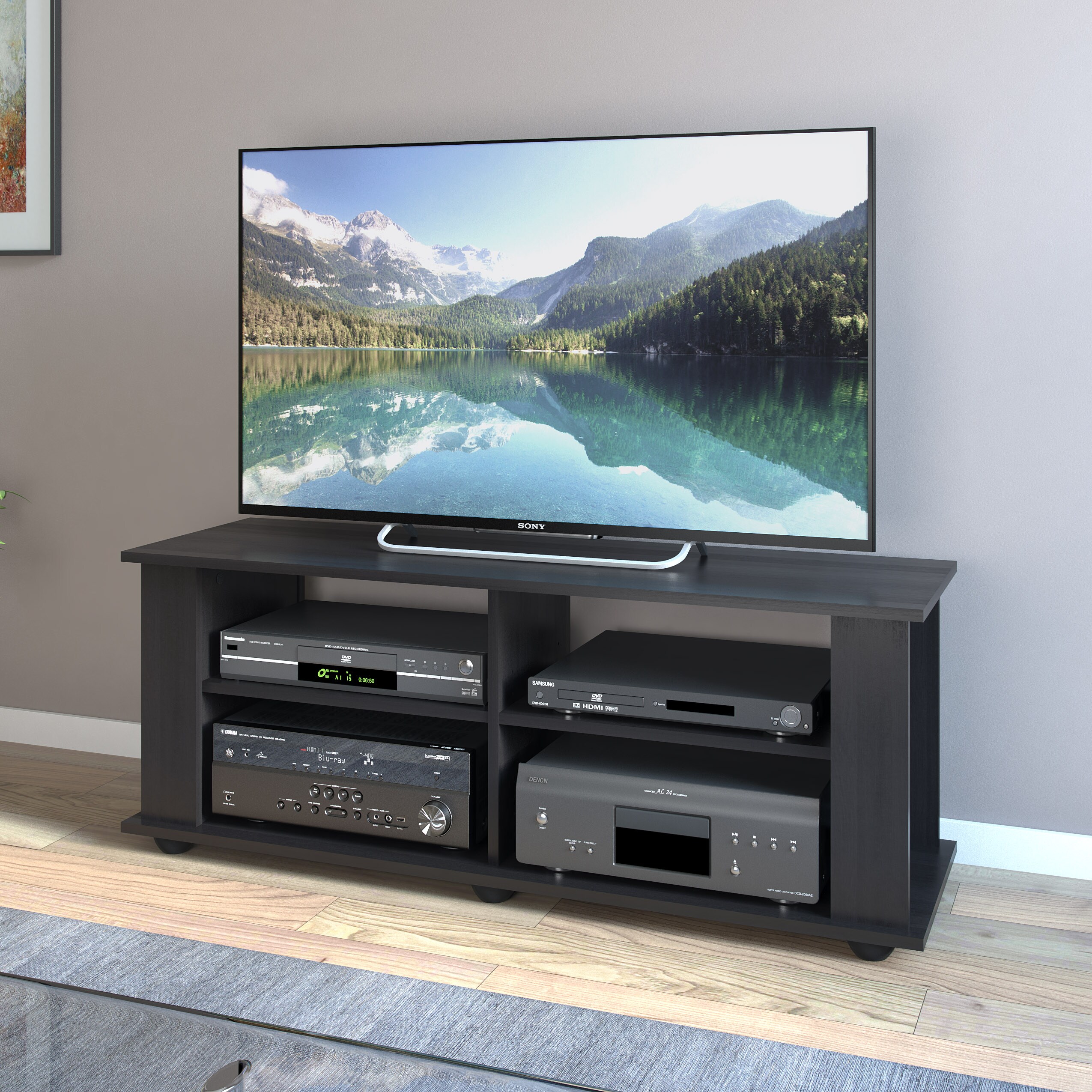 55 inch deals tv shelf