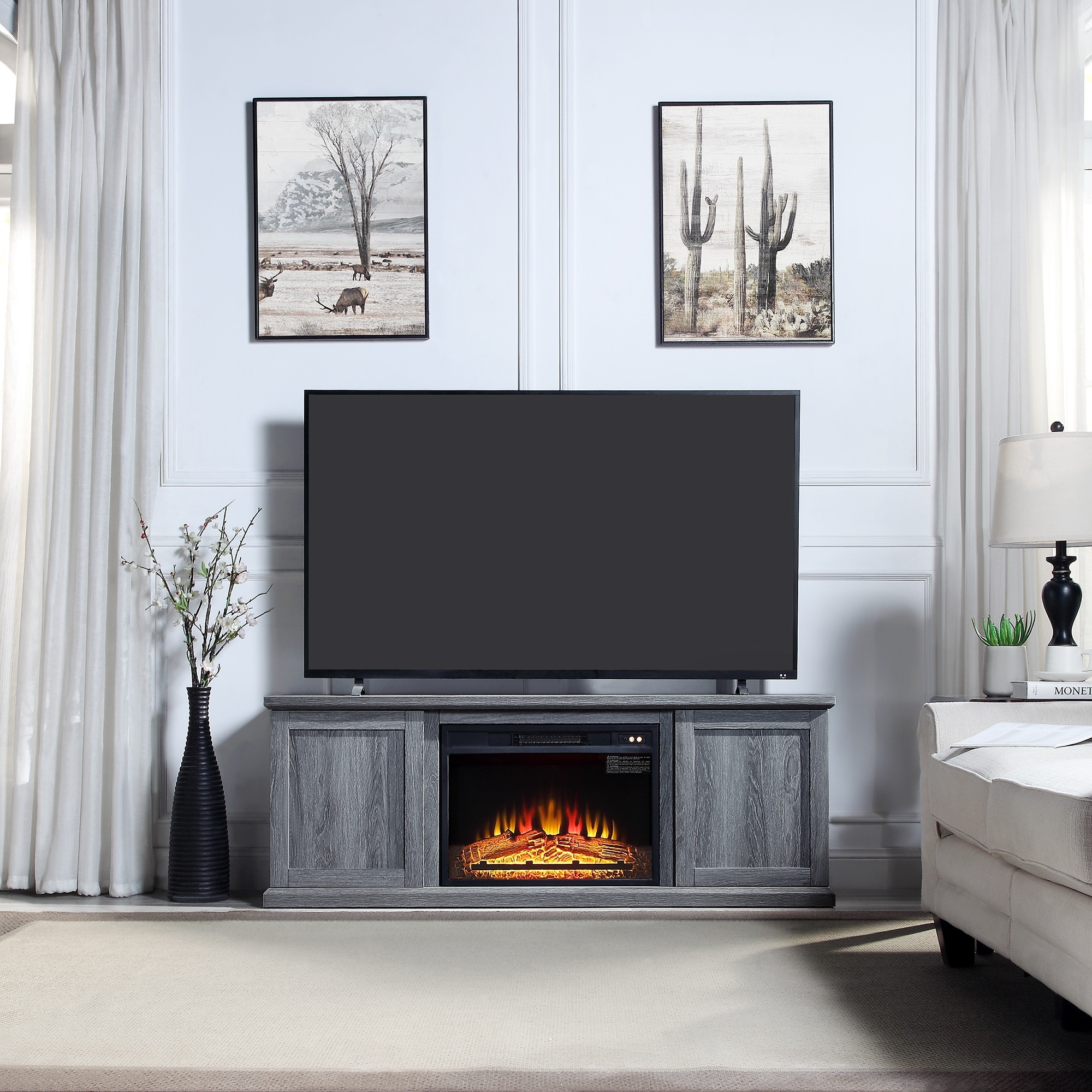 Manhattan Comfort FP3-GY Electric-Fireplaces - View #2