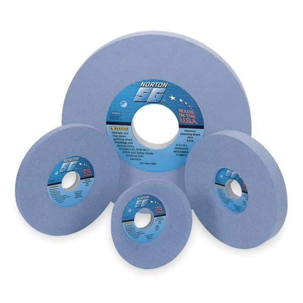Norton Abrasives  Grinding Wheel T1 12x1-1/2x5 CA 46G Blue 66253202842
