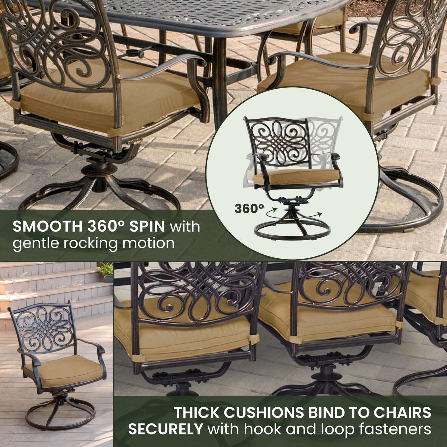 Hanover TRADITIONS7PCSW-6 Patio-Dining-Sets - View #5