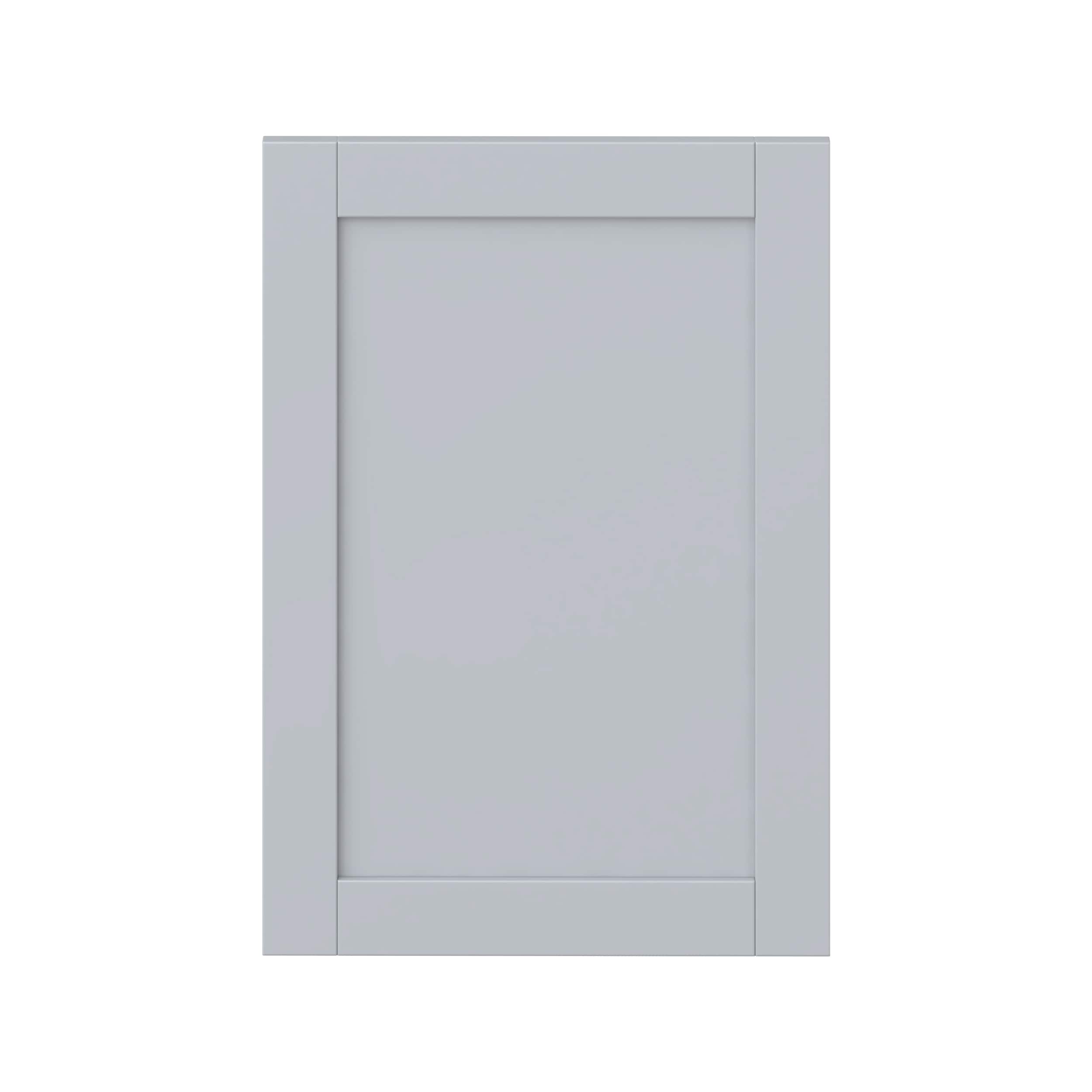 Hugo&Borg DSDR2130-CH Charlesberg 21-in W x 30-in H Light Gray Laminate Shaker Base and wall cabinet doors (Fits 24-in wall box )