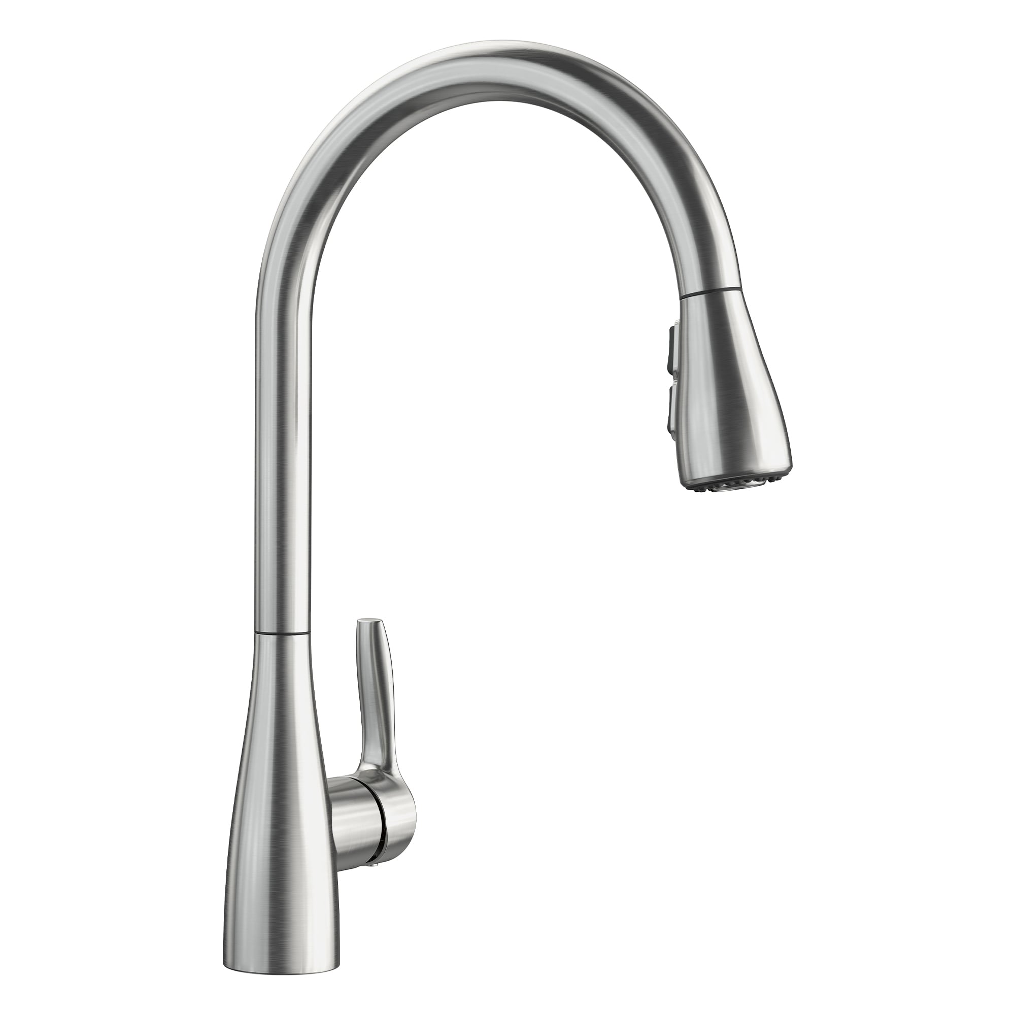 BLANCO 442208 Atura Pvd Steel Single Handle Deck-mount Pull-down Kitchen Faucet with Sprayer