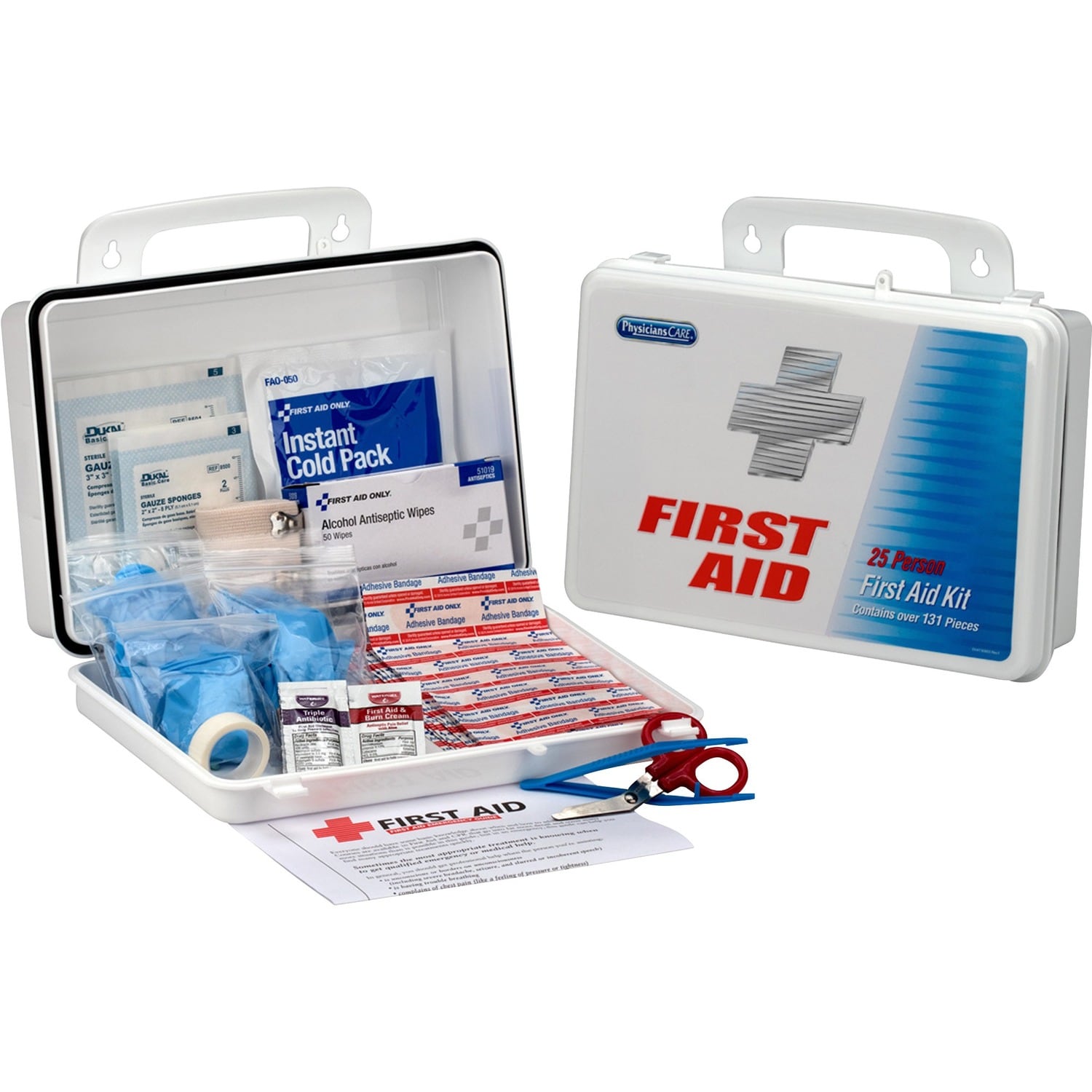 First Aid Only  25 Person Office First Aid Kit Plastic Case