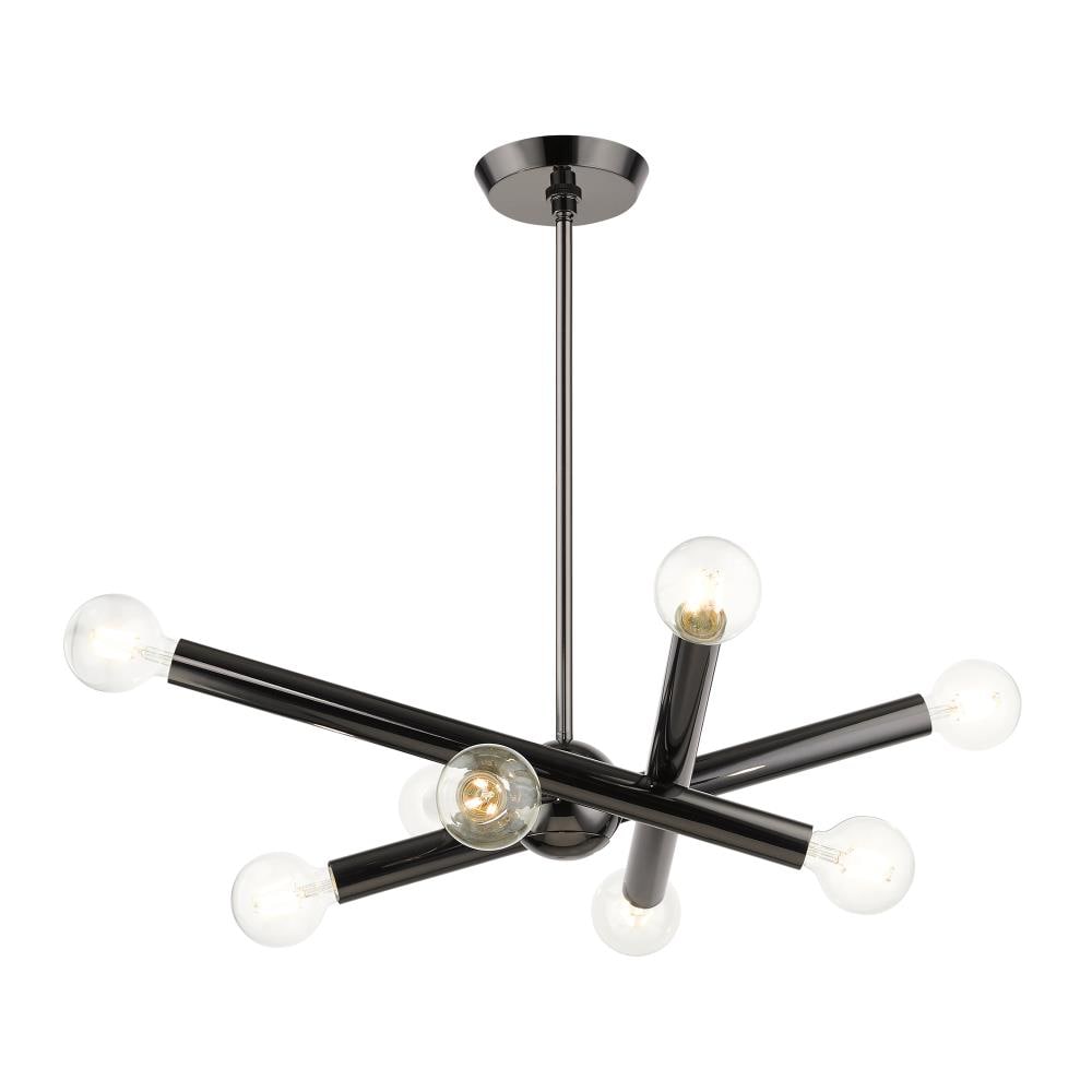 Stafford Black Chrome 8-Light Sputnik Chandelier