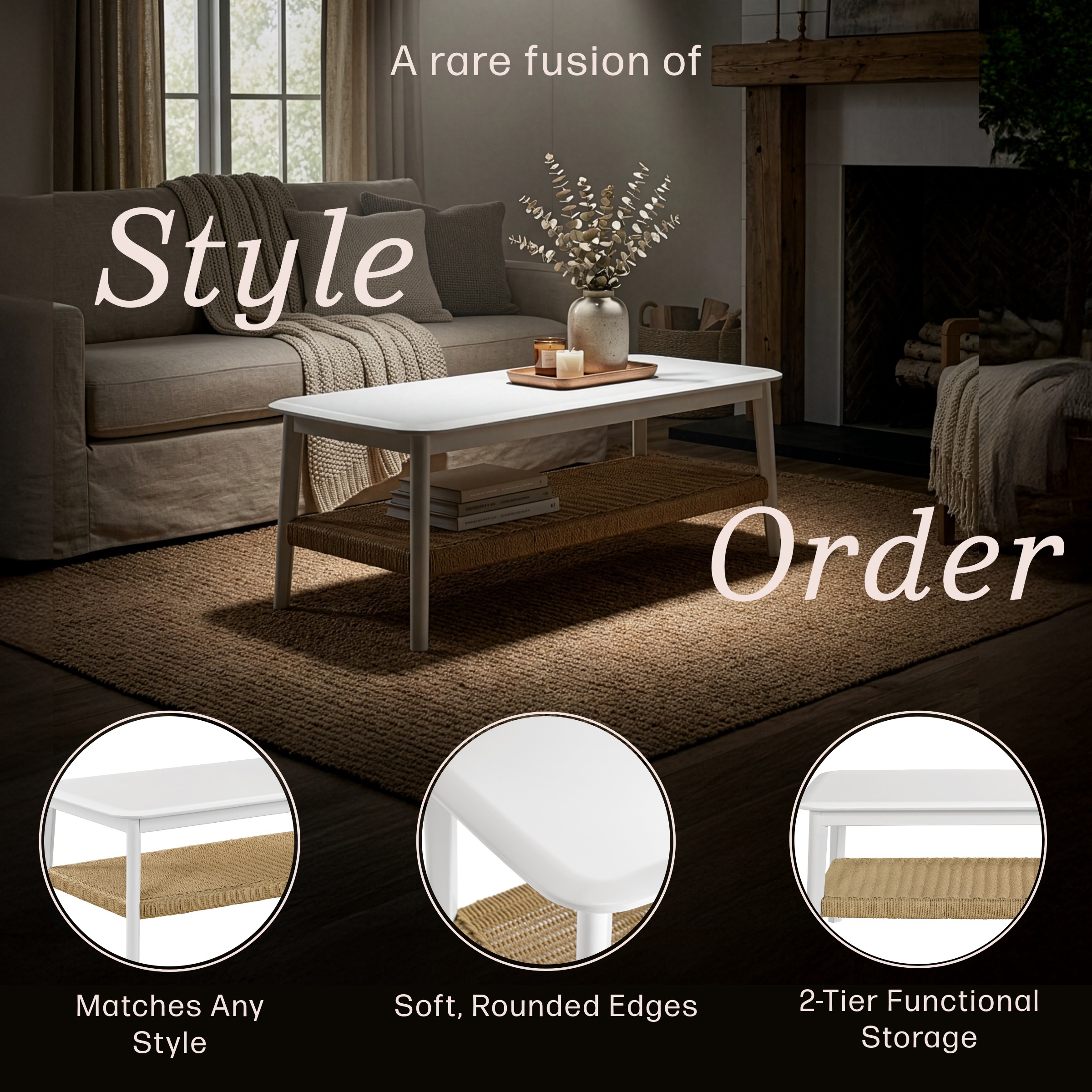 Alaterre Furniture AFTBL-045 Coffee-Tables - View #3