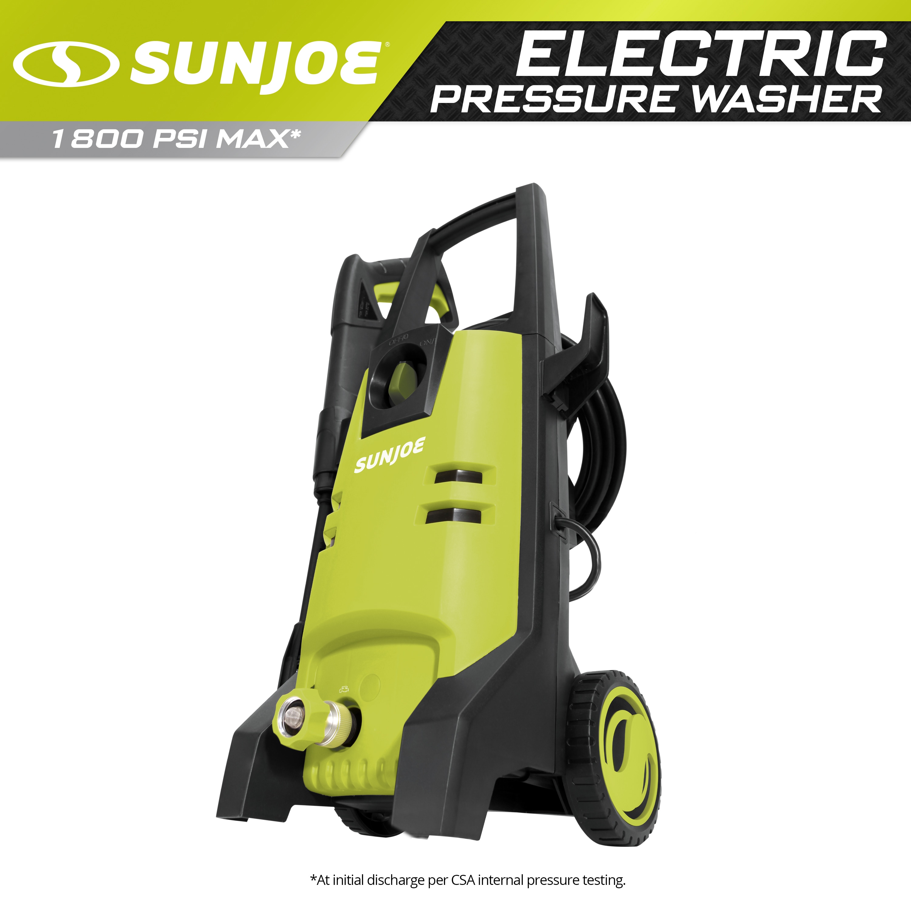  Fixnow Electric Pressure Washer, 1800PSI-1.8GPM Portable High  Pressure Power Washer with Stepless Nozzles＆Soap Tank, IPX5 Car Wash Cleaner  Machine for Home Car Driveway Patio : Patio, Lawn & Garden