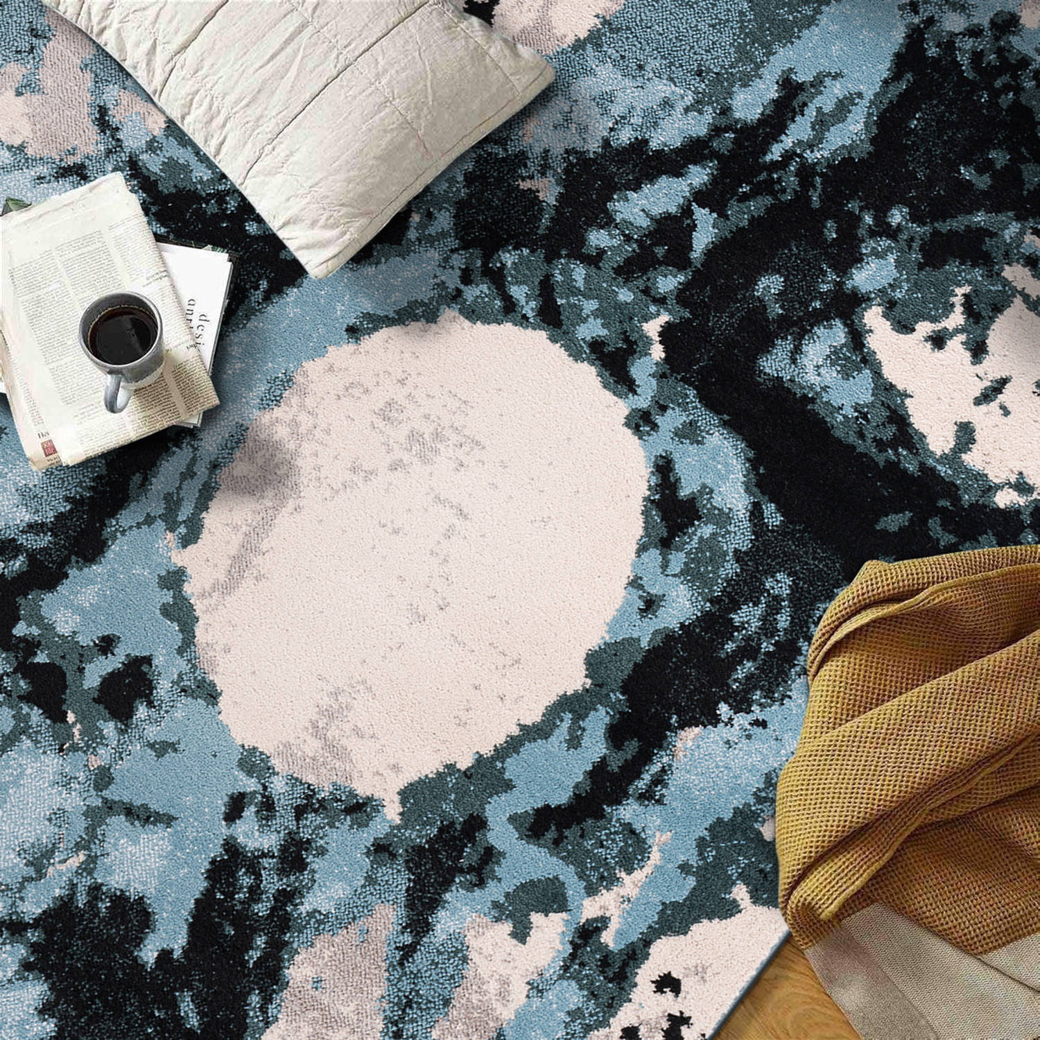 World Rug Gallery 389BLUE5X7 rugs - View #9