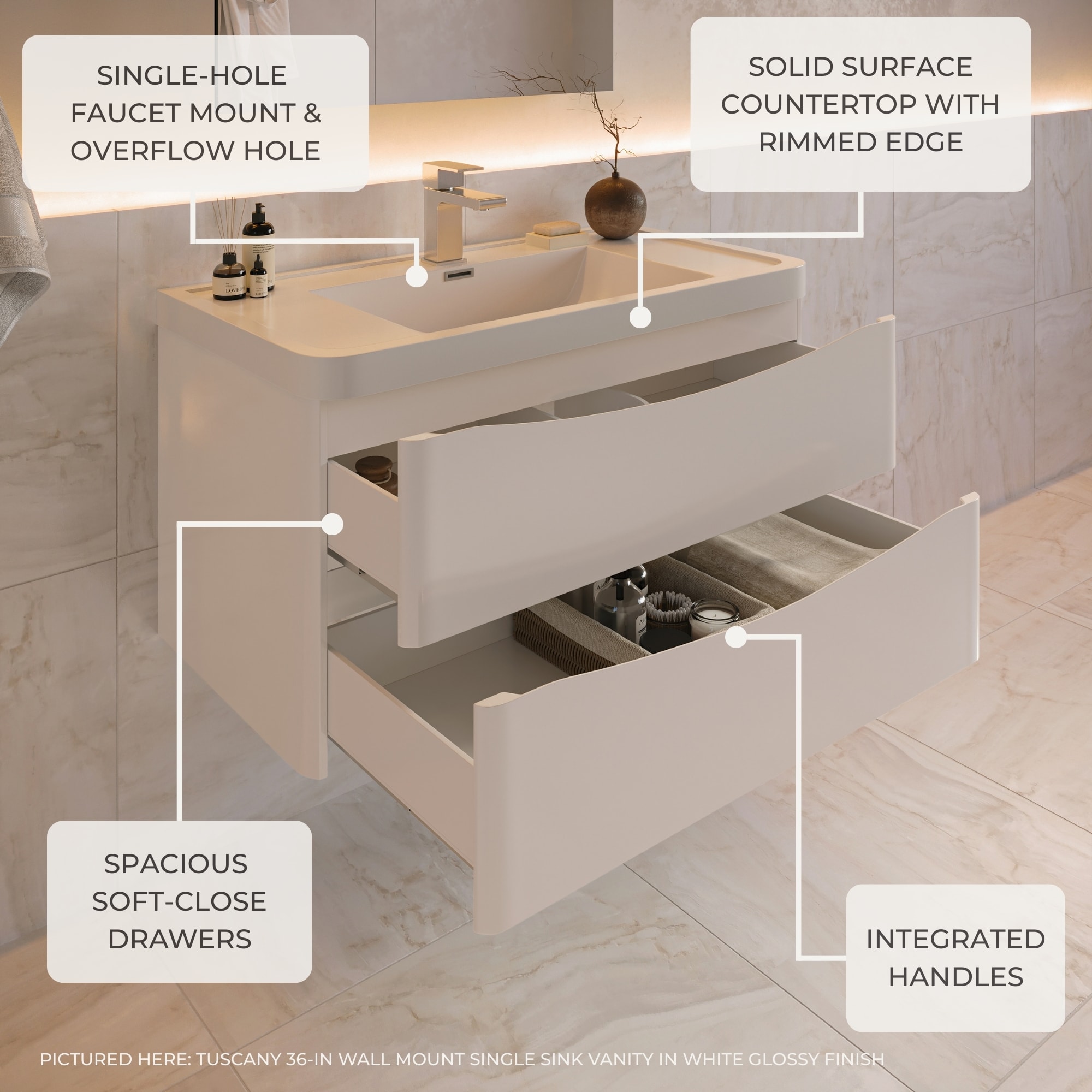 Fresca FCB9032GRG-I Bath-Vanity-Combo - View #8
