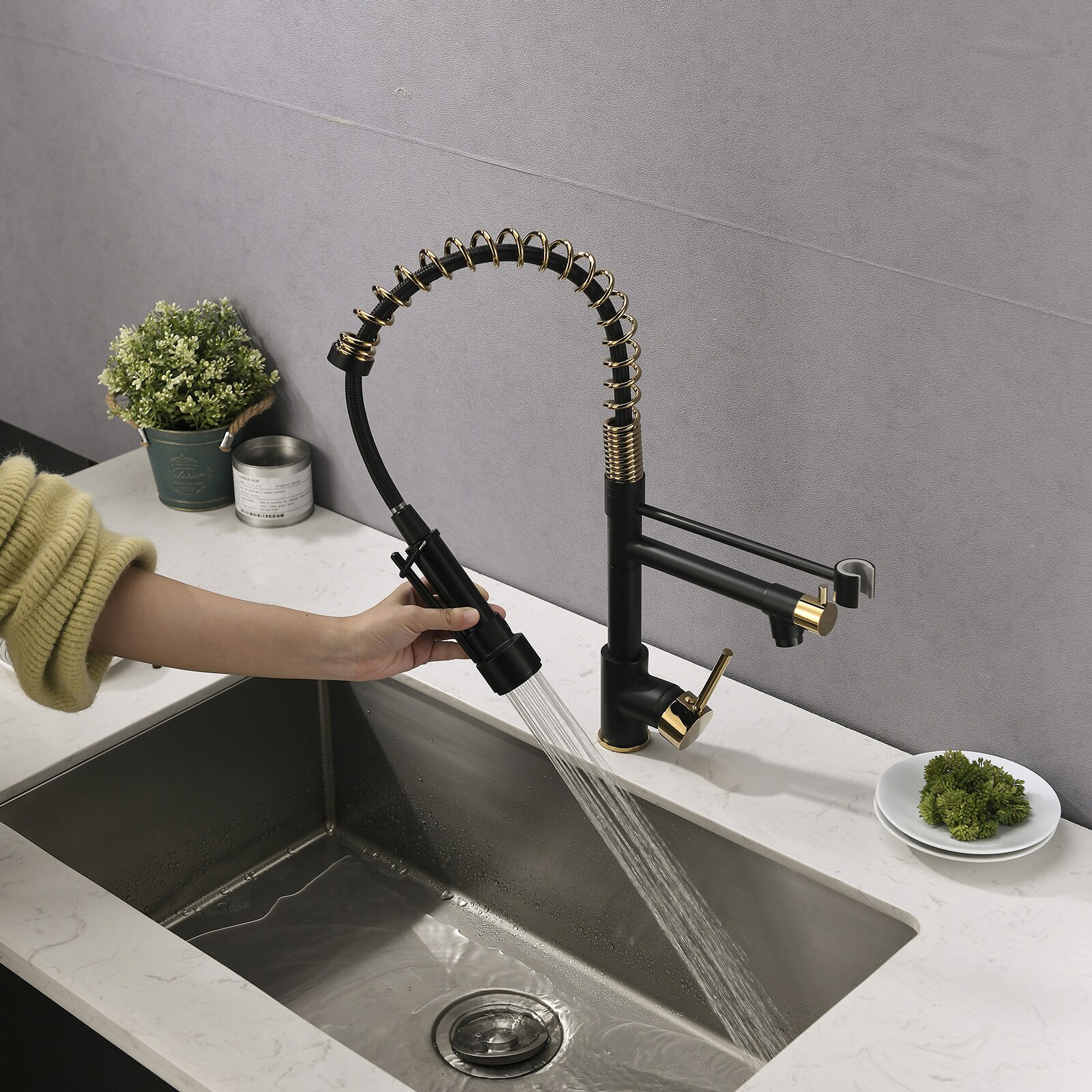 Fapully FA-B-1006BG Kitchen-Faucets - View #2