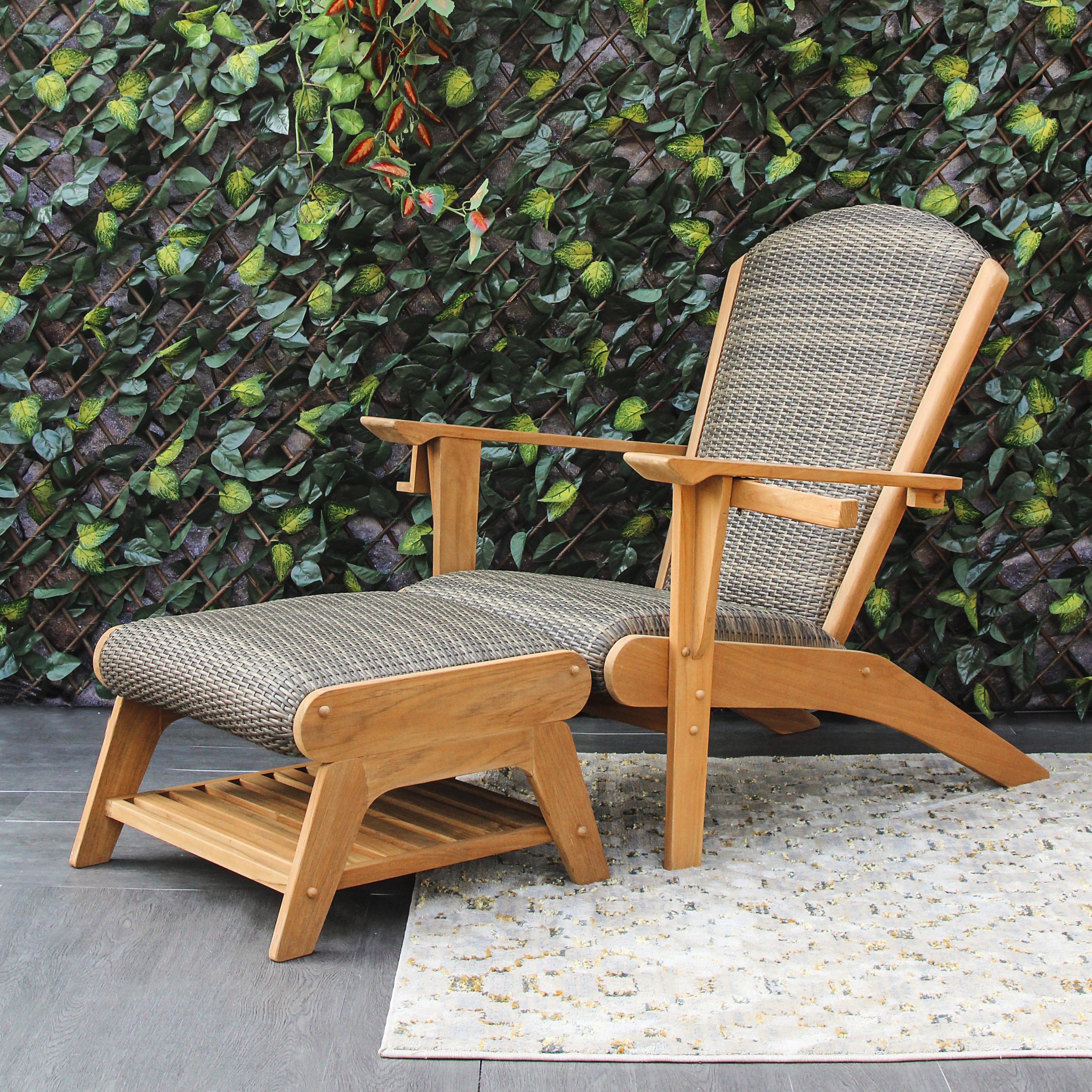 outdoor chair with ottoman lowes