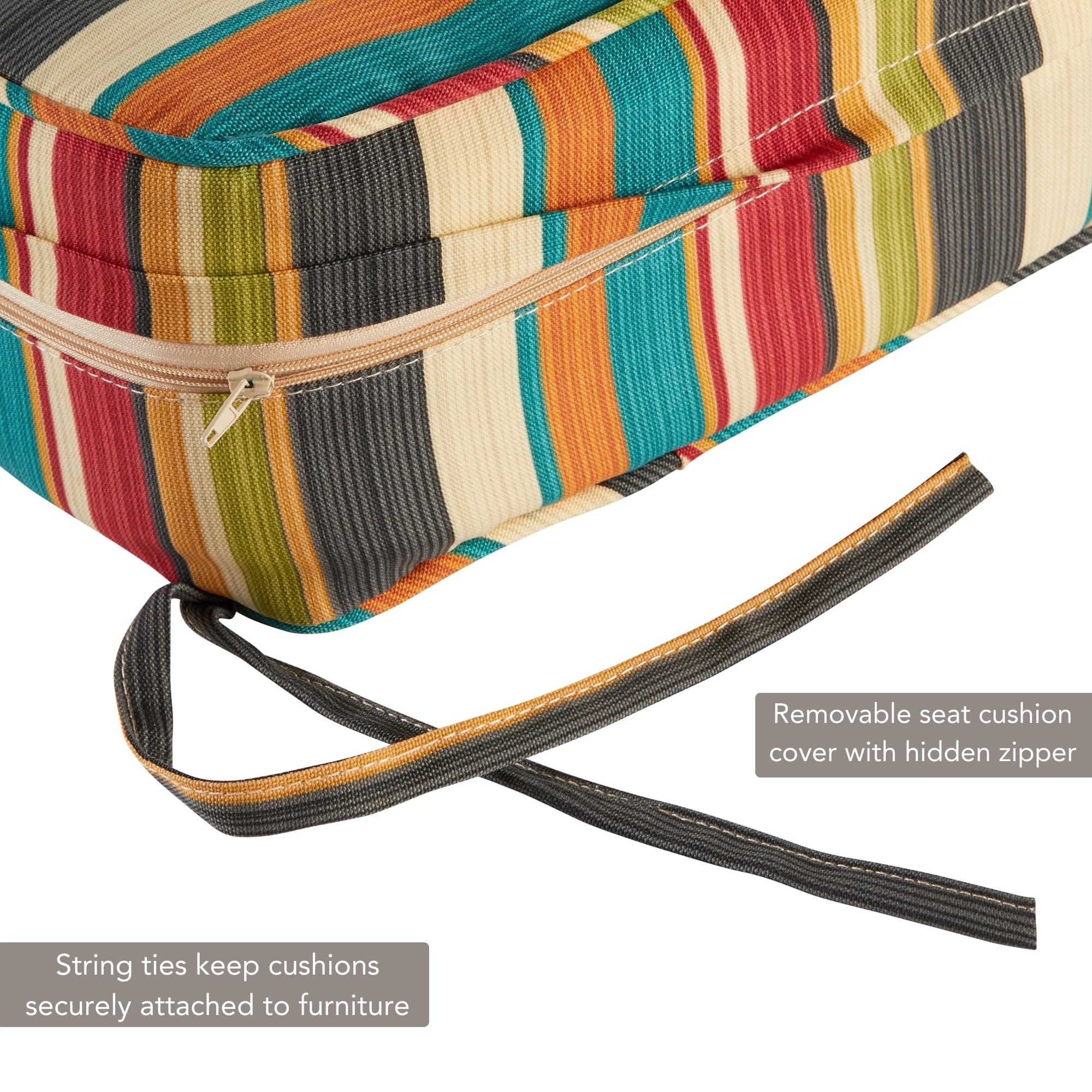 Greendale Home Fashions OC7820-SUNSET Patio-Furniture-Cushions - View #4