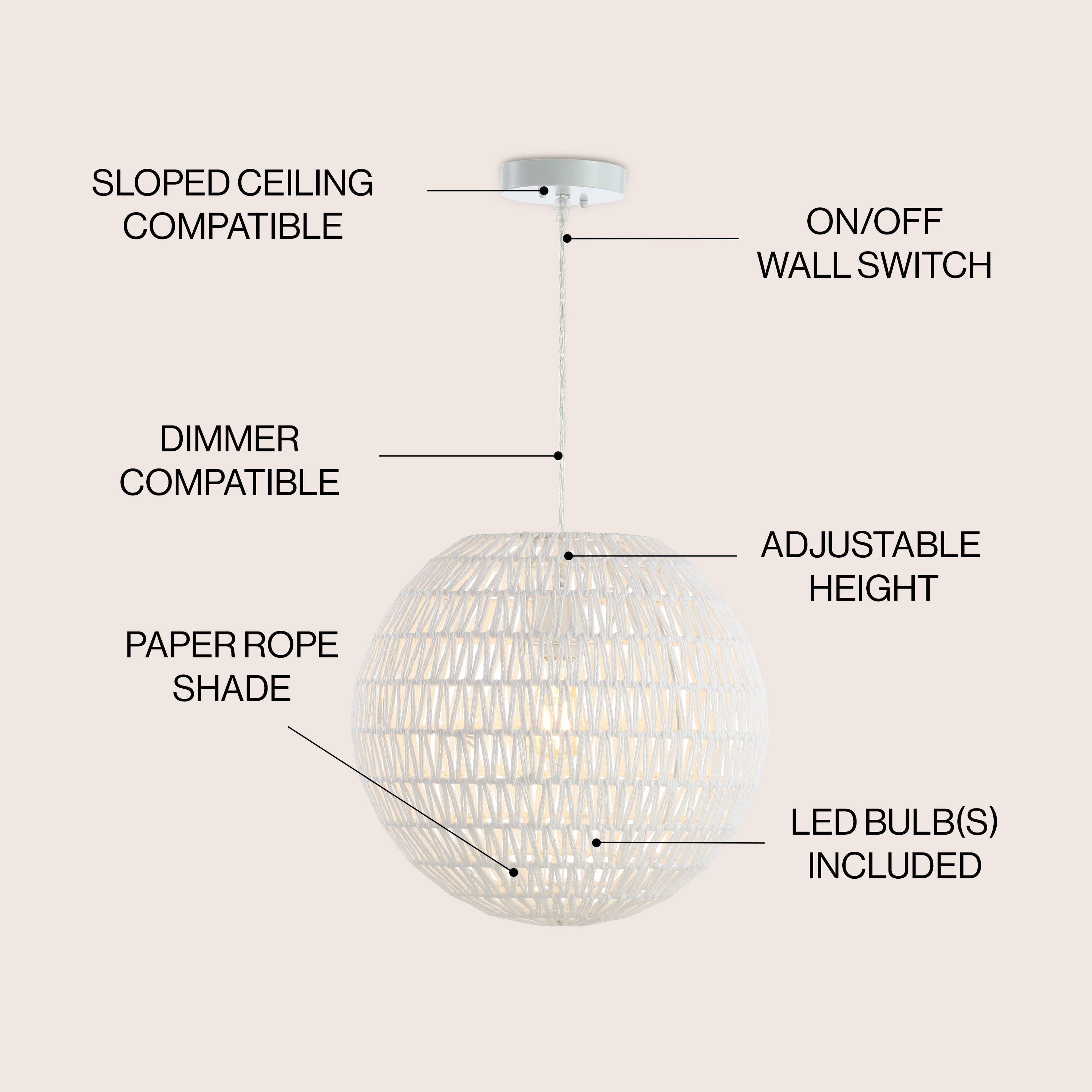 JONATHAN  Y JYL6503A Pendant-Lights - View #3