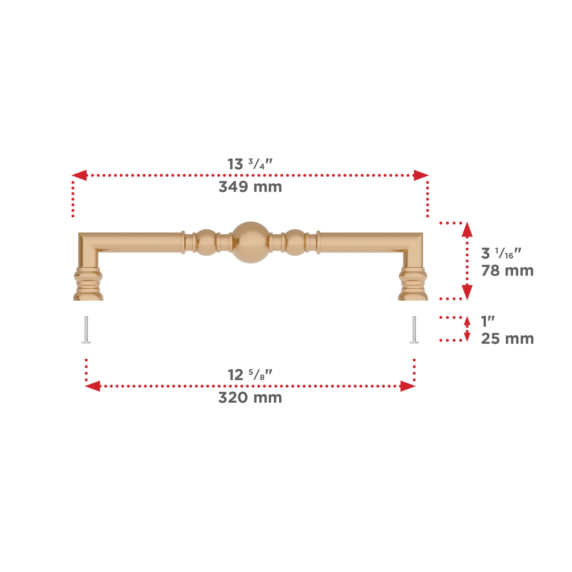 Richelieu BP8789320CHBRZ Cabinet-Pulls - View #4