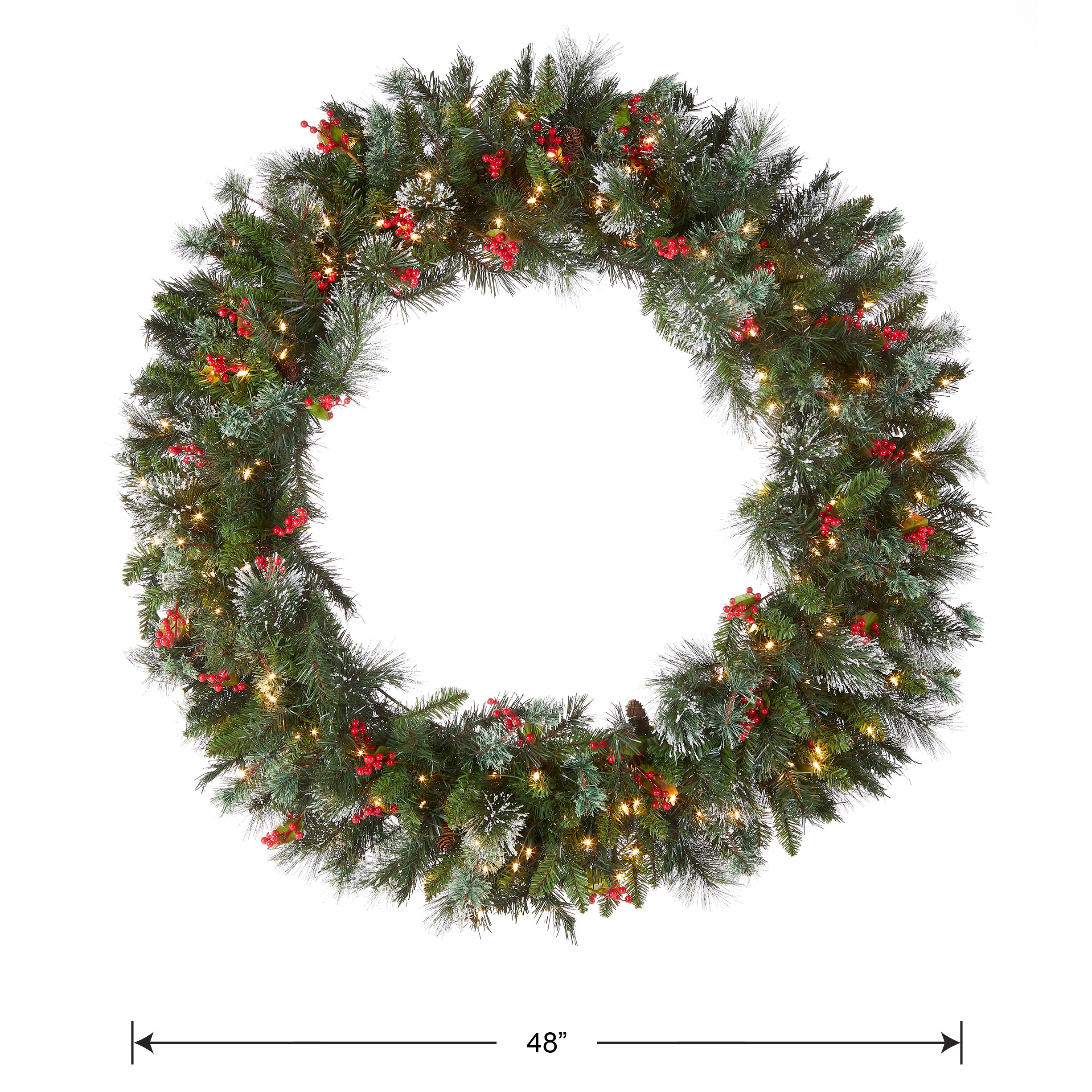 National Tree Company WP1-300-48W Artificial-Christmas-Wreaths - View #9