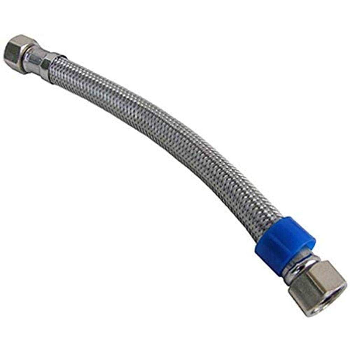 LASCO  0-2021 3/8-inch x 8-inch Braided Stainless Steel Widespread Flexible Connector for Price Pfister