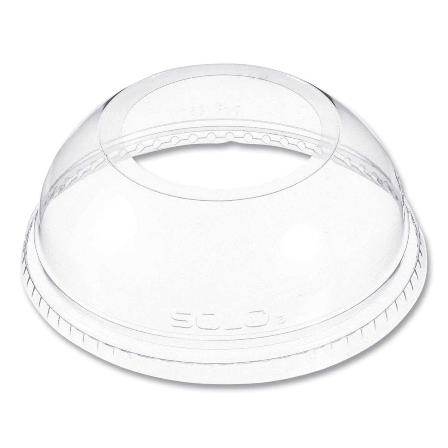 Dart Open-Top Dome Lid With 1.9 in dia Hole Fits 16 oz to 24 oz Cold Cups Plastic Clear 1000/Carton