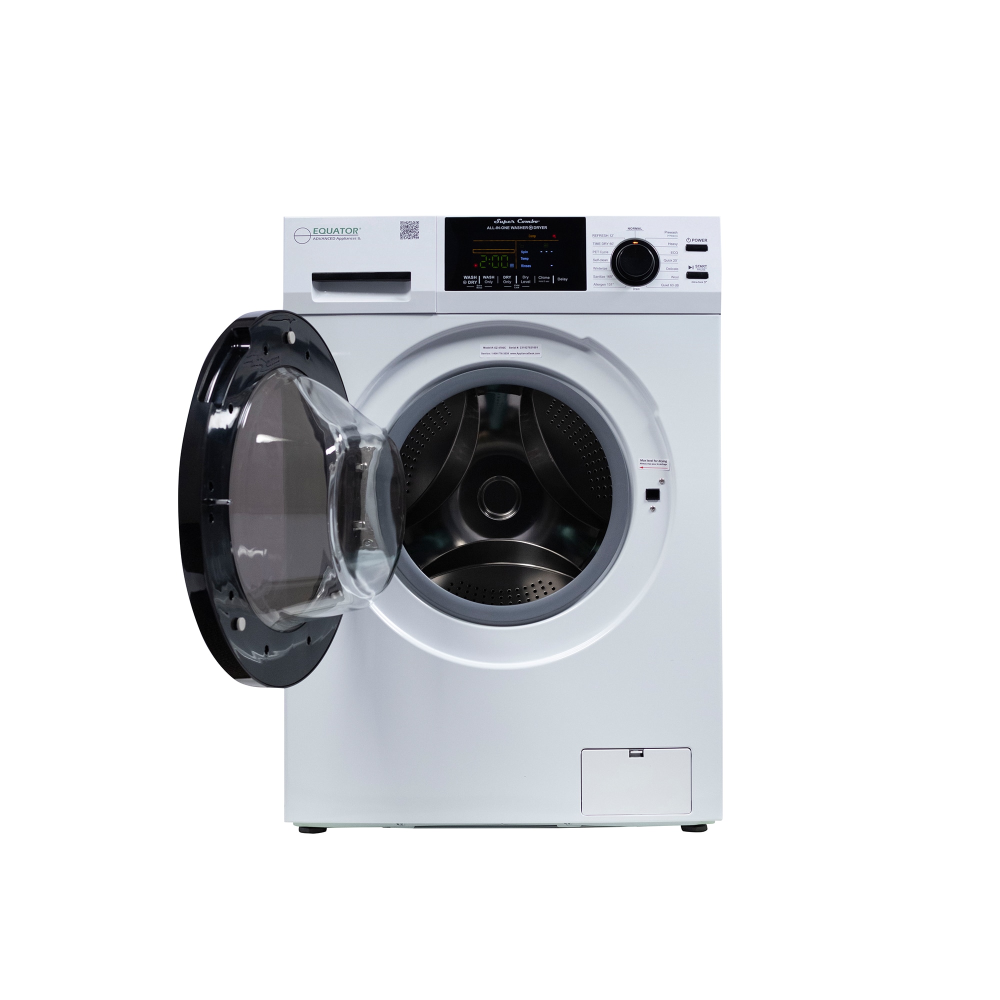 Equator Advanced Appliances EZ 4700 C WHITE Combination-Washers-Dryers - View #2